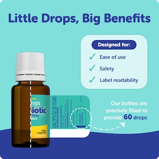 Foto 2 | Probiótico Para Bebés Con Vitamina D En Gotas 60 Gotas Para Recién Nacidos - Venta Internacional.