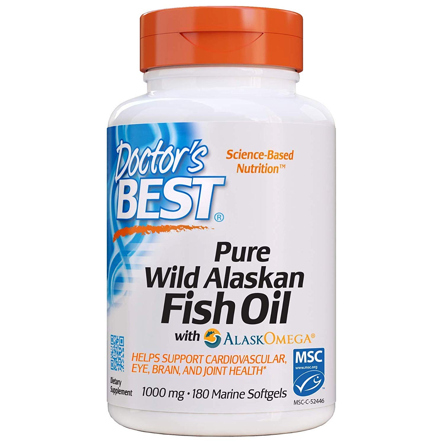 Foto 2 pulgar | Aceite Puro De Pescado Salvaje De Alaska Supplement Doctor's Best 180 Cápsulas Blandas - Venta Internacional.