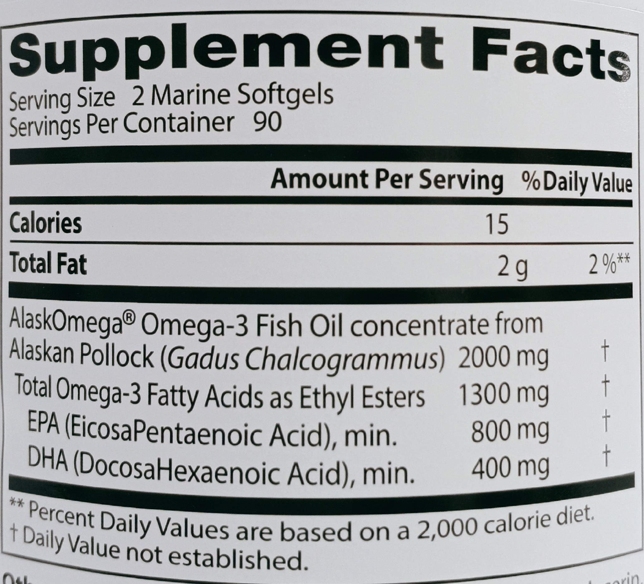 Foto 5 pulgar | Aceite Puro De Pescado Salvaje De Alaska Supplement Doctor's Best 180 Cápsulas Blandas - Venta Internacional.