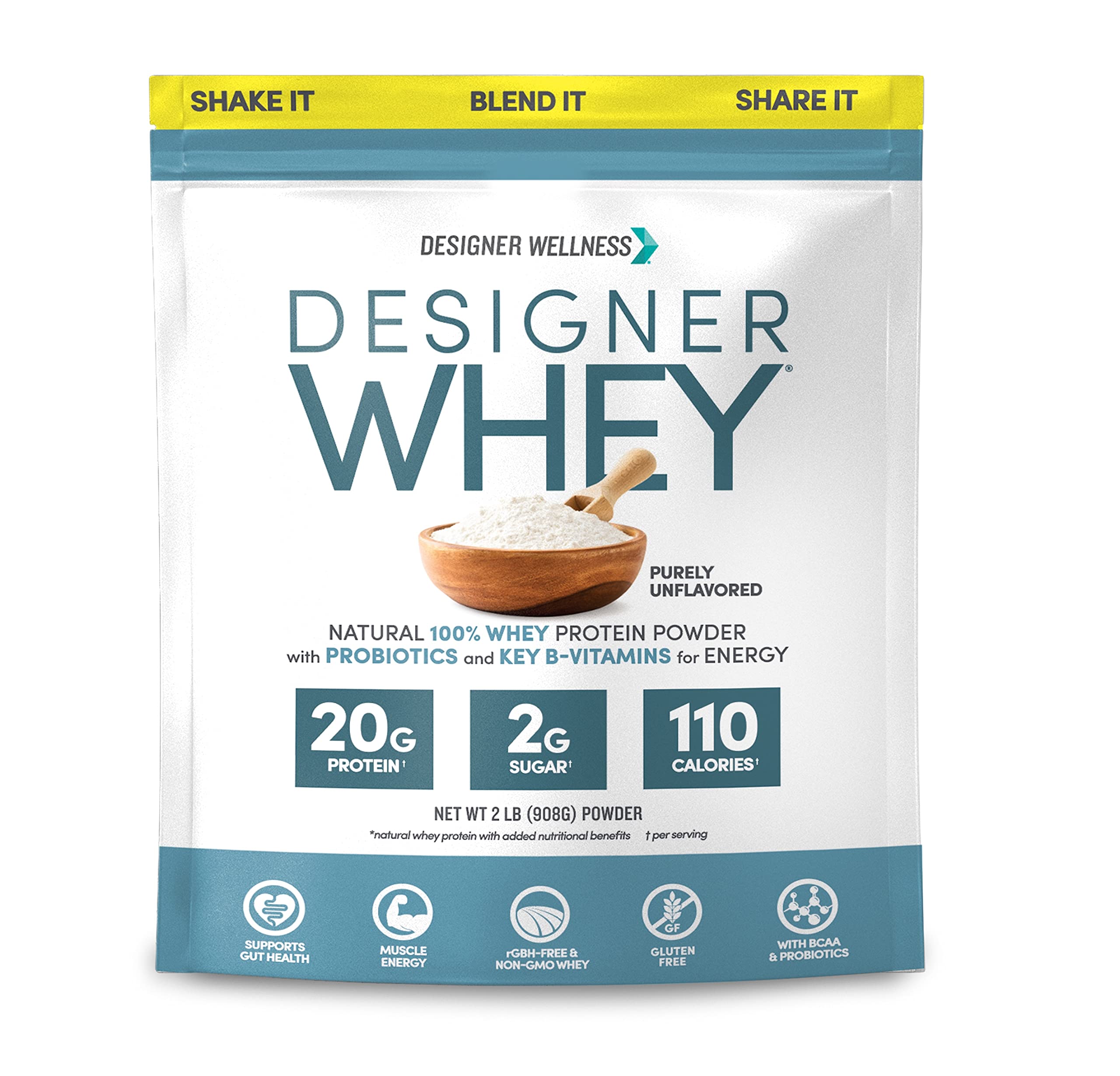 Foto 2 pulgar | Whey Protein Powder Designer Wellness Designer Whey, 2 Kg - Venta Internacional.