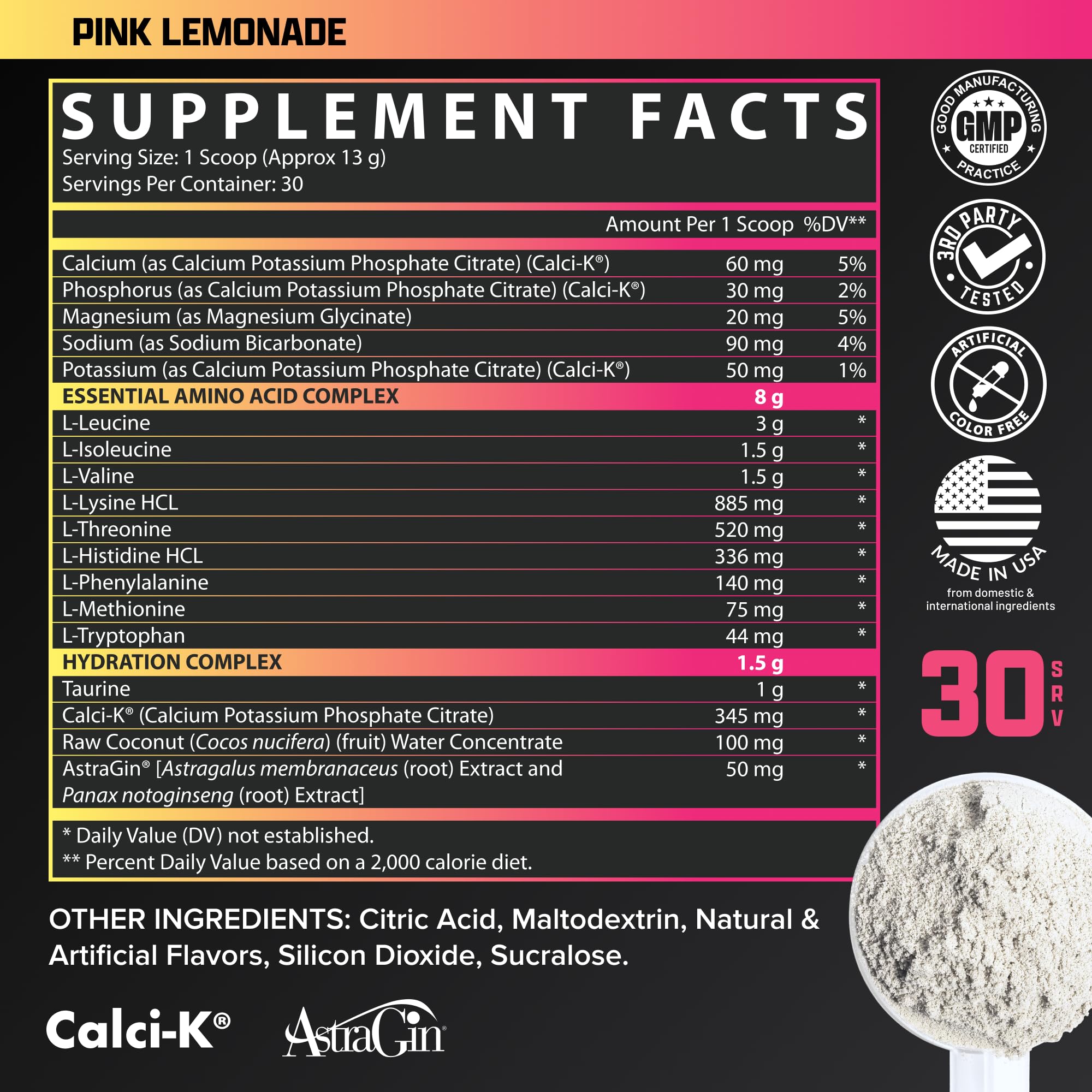 Foto 8 pulgar | Suplemento Nutrex Research Eaa Hydration 30 Porciones - Venta Internacional.
