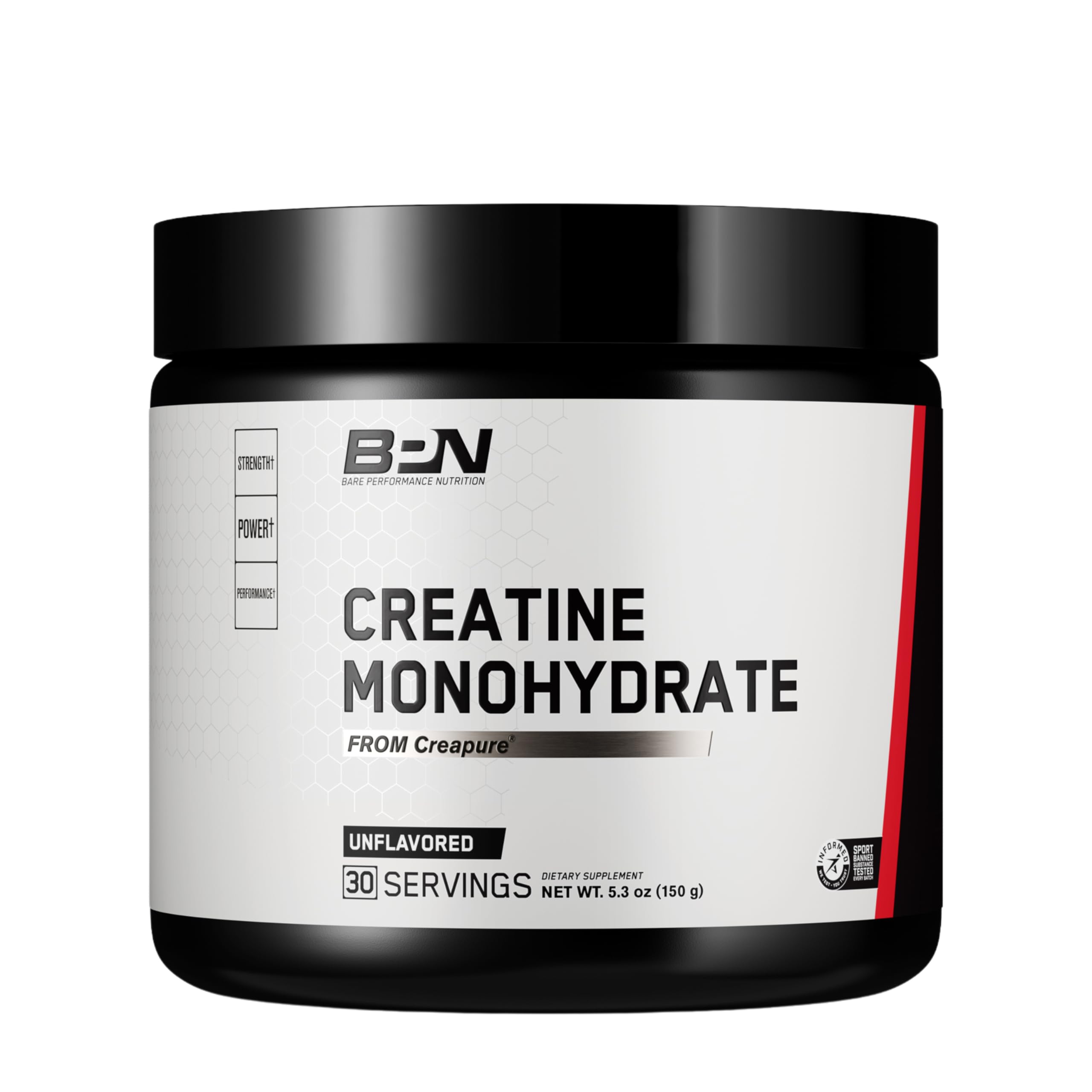 Foto 2 pulgar | Suplemento De Monohidrato De Creatina Pura Bare Performance Nutrition - Venta Internacional.