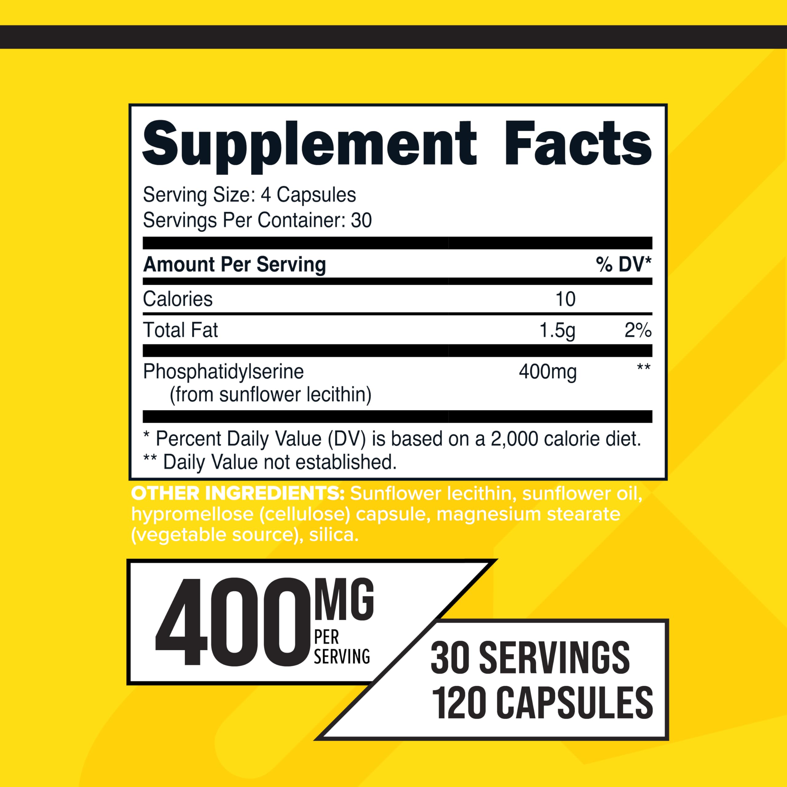 Foto 3 pulgar | Suplemento Primaforce De Fosfatidilserina 400 Mg 120 Cápsulas - Venta Internacional.