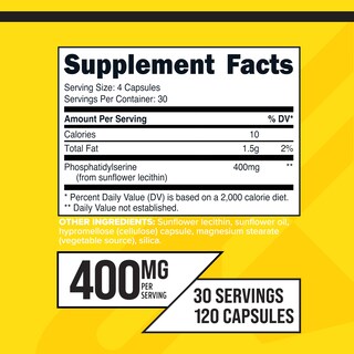 Foto 2 | Suplemento Primaforce De Fosfatidilserina 400 Mg 120 Cápsulas - Venta Internacional.