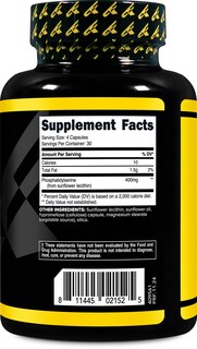 Foto 4 | Suplemento Primaforce De Fosfatidilserina 400 Mg 120 Cápsulas - Venta Internacional.
