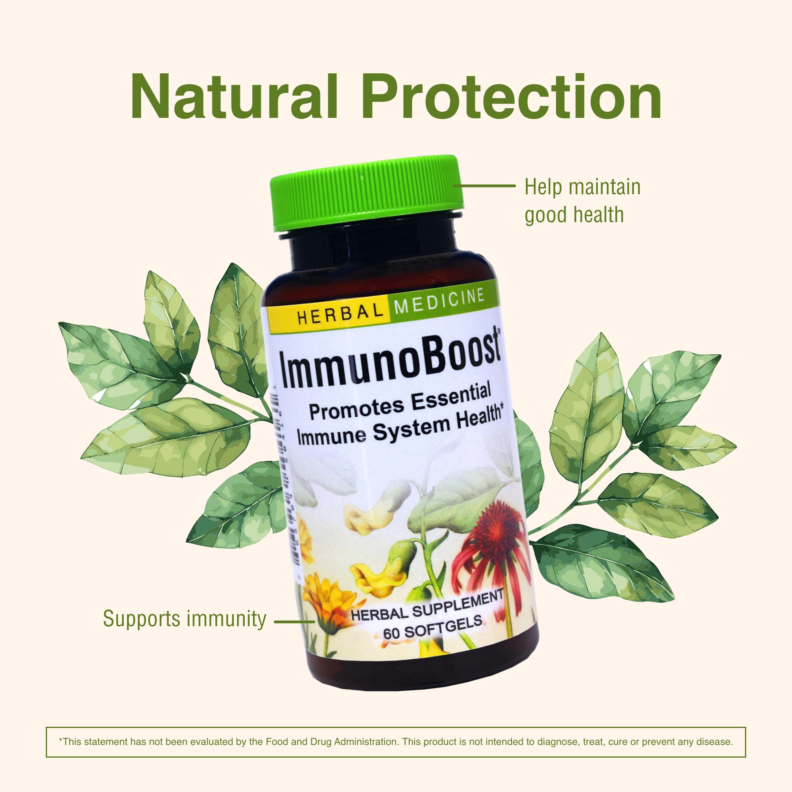 Foto 4 | Hierbas Suplementarias, Etc. Immunoboost, Sistema Inmunológico, 60 Cápsulas Blandas - Venta Internacional.