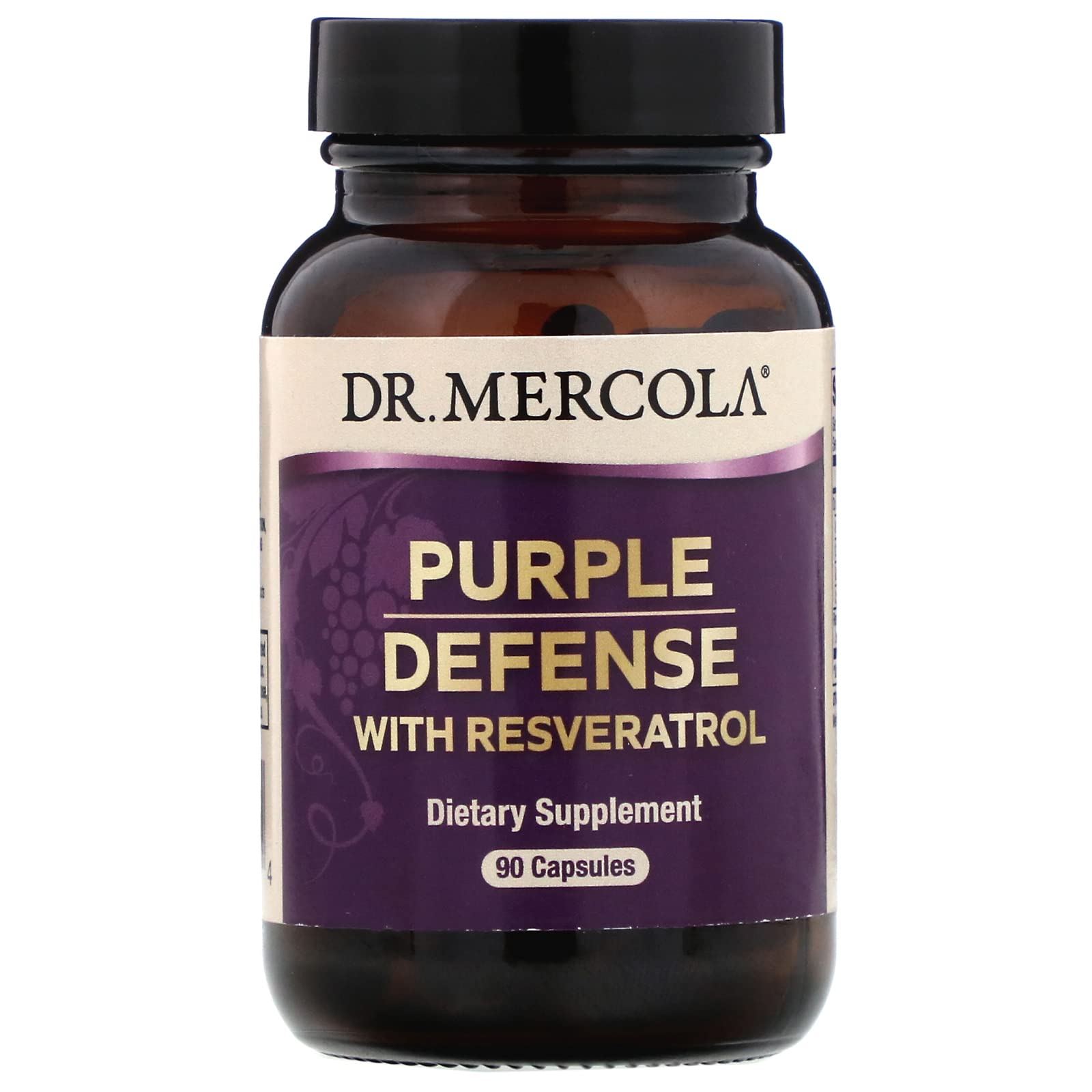 Foto 1 | Complemente Dr. Mercola Purple Defense Con Resveratrol 90 Cápsulas - Venta Internacional.