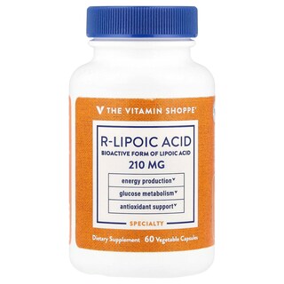 Foto 1 | Suplemento De Ácido R-lipoico De The Vitamin Shoppe, 60 Cápsulas Vegetales - Venta Internacional.