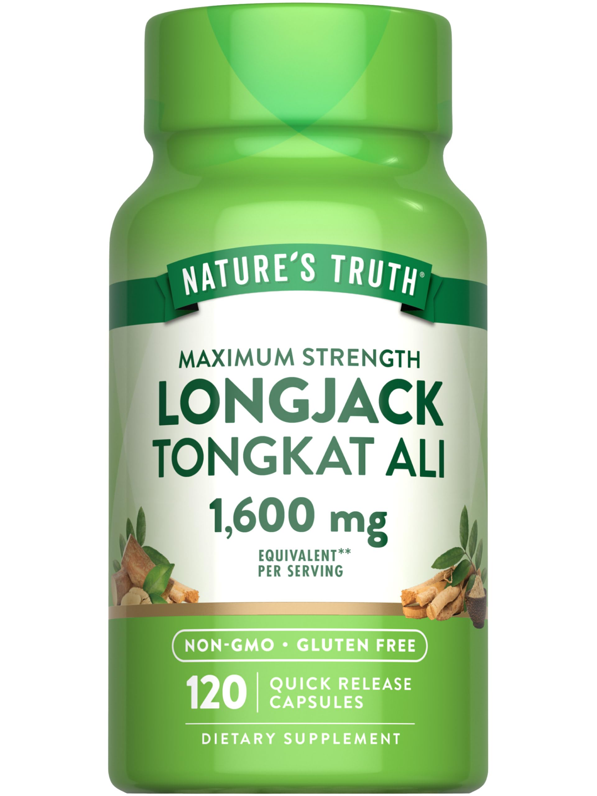 Foto 1 | Suplemento Nature's Truth Longjack Tongkat Ali 1600 Mg 120 Cápsulas - Venta Internacional.