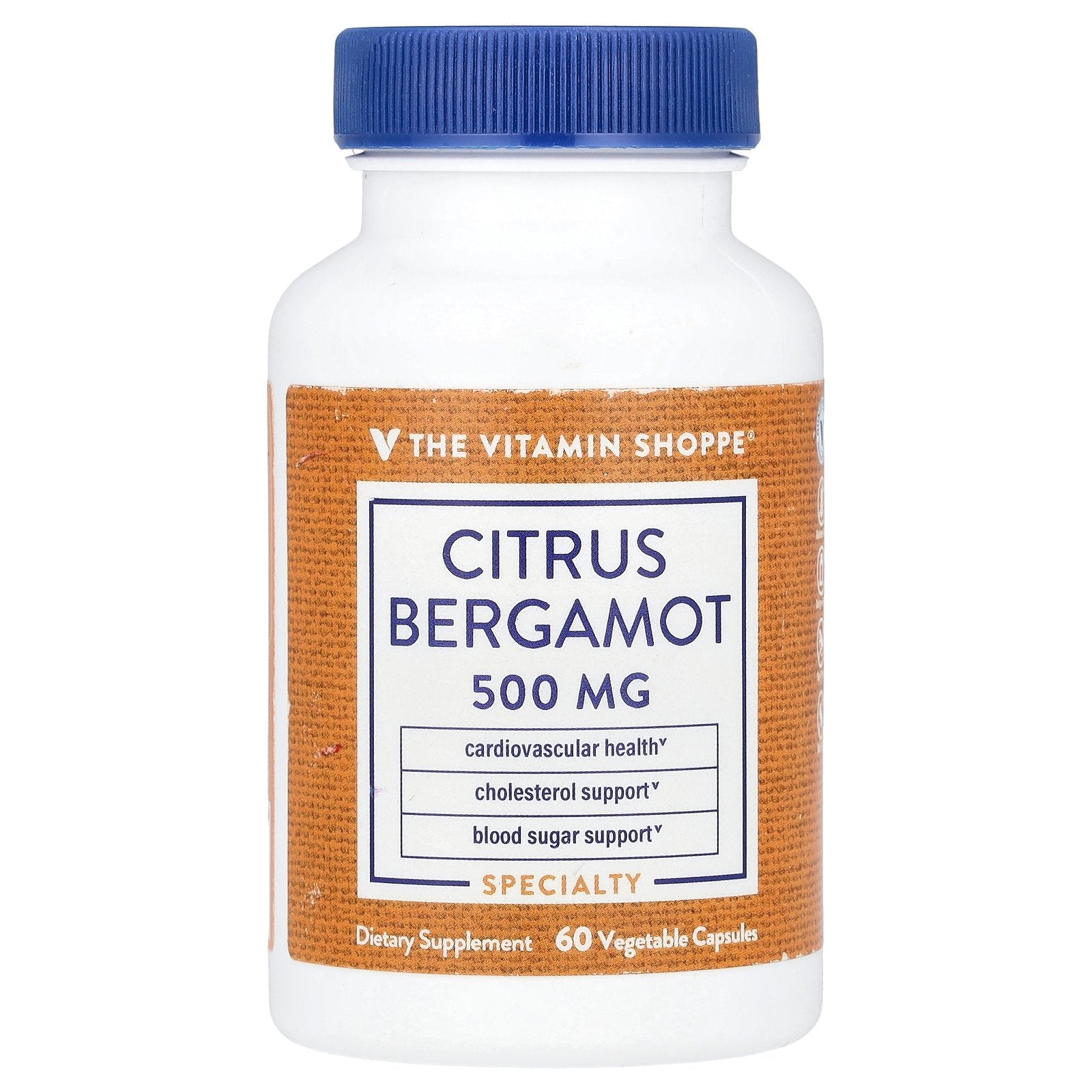 Foto 2 pulgar | Suplemento The Vitamin Shoppe Citrus Bergamota 500 Mg 60 Cápsulas - Venta Internacional.
