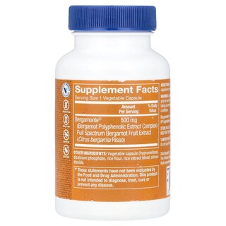 Foto 2 | Suplemento The Vitamin Shoppe Citrus Bergamota 500 Mg 60 Cápsulas - Venta Internacional.