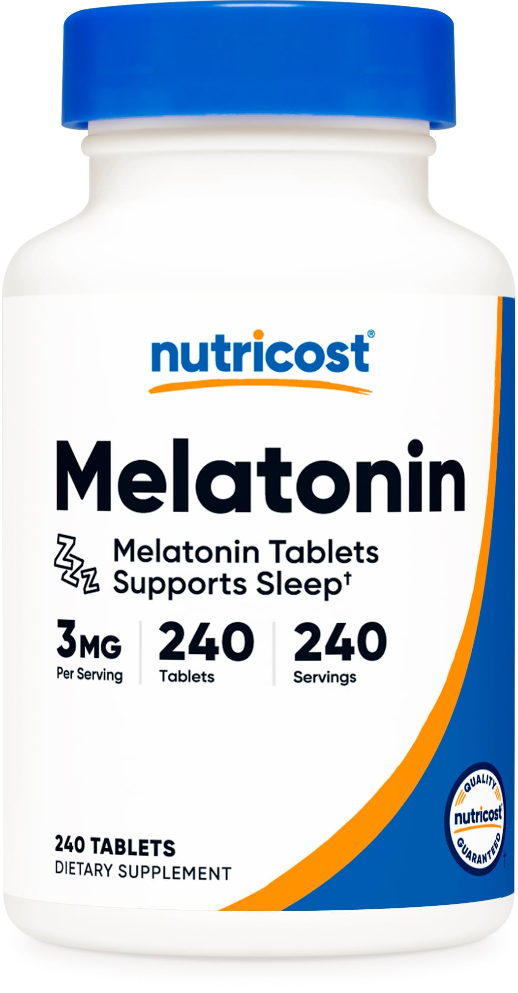 Foto 2 pulgar | Suplemento Nutricost De Melatonina, 3 Mg, 240 Comprimidos Sin Ogm - Venta Internacional.