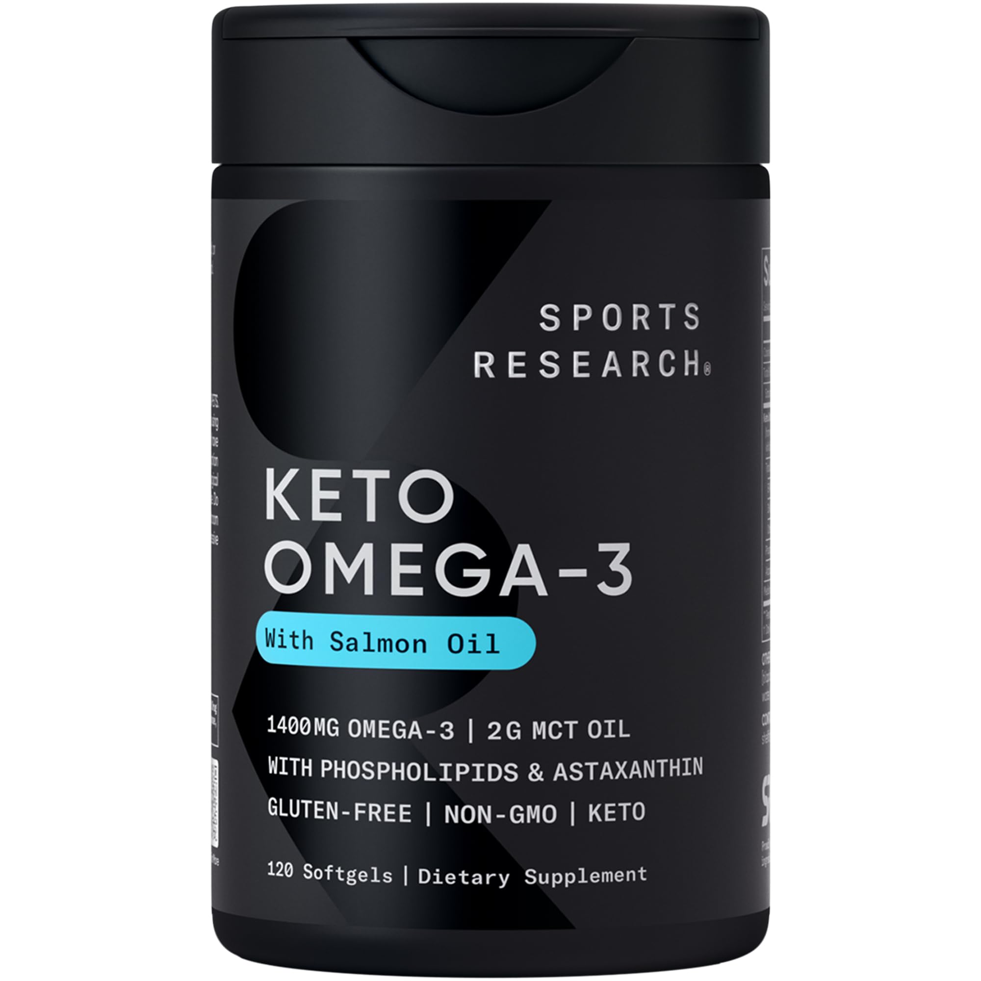Foto 2 pulgar | Aceite De Pescado Keto Omega De Supplement Sports Research, 1400 Mg, 120 Cápsulas Blandas - Venta Internacional.