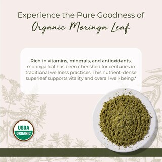 Foto 2 | Polvo Orgánico De Hojas De Moringa Starwest Botanicals, Bolsa De 454 G - Venta Internacional.