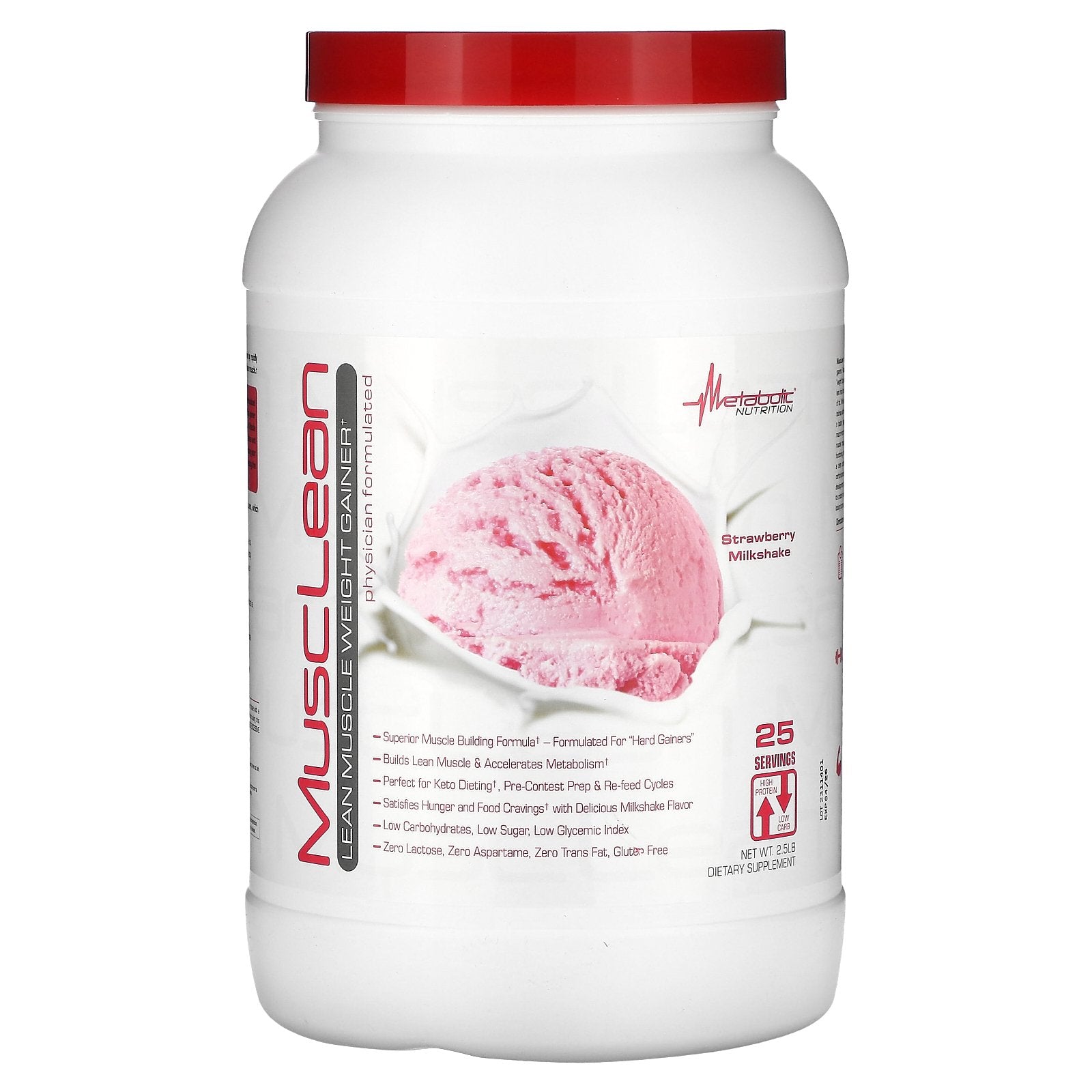 Foto 2 pulgar | Ganador De Peso Muscular Magro Metabolic Nutrition Musclean 1,13 Kg - Venta Internacional.
