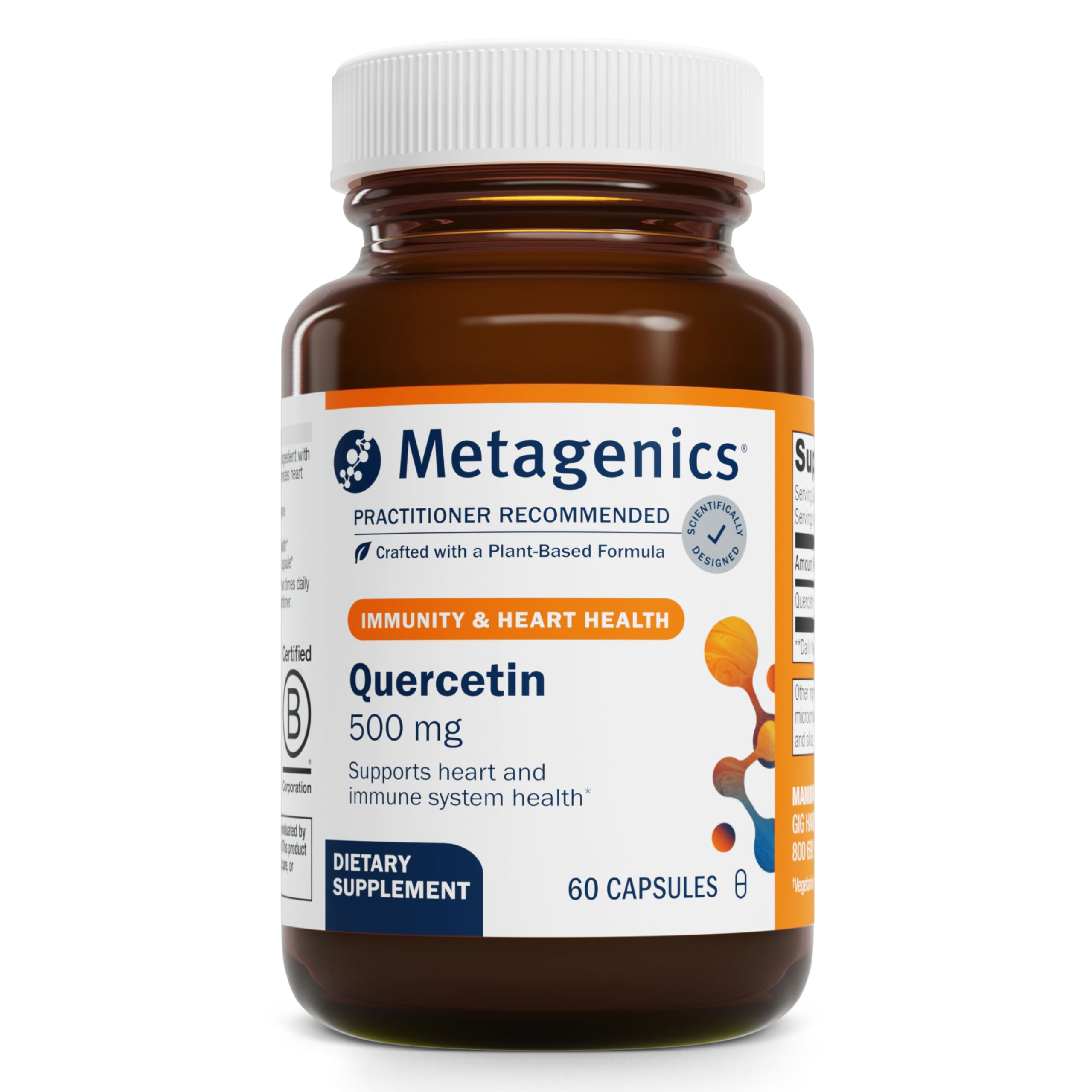 Foto 2 pulgar | Suplemento Metagenics Quercetina, 500 Mg, Cápsula, 60 Cápsulas - Venta Internacional.