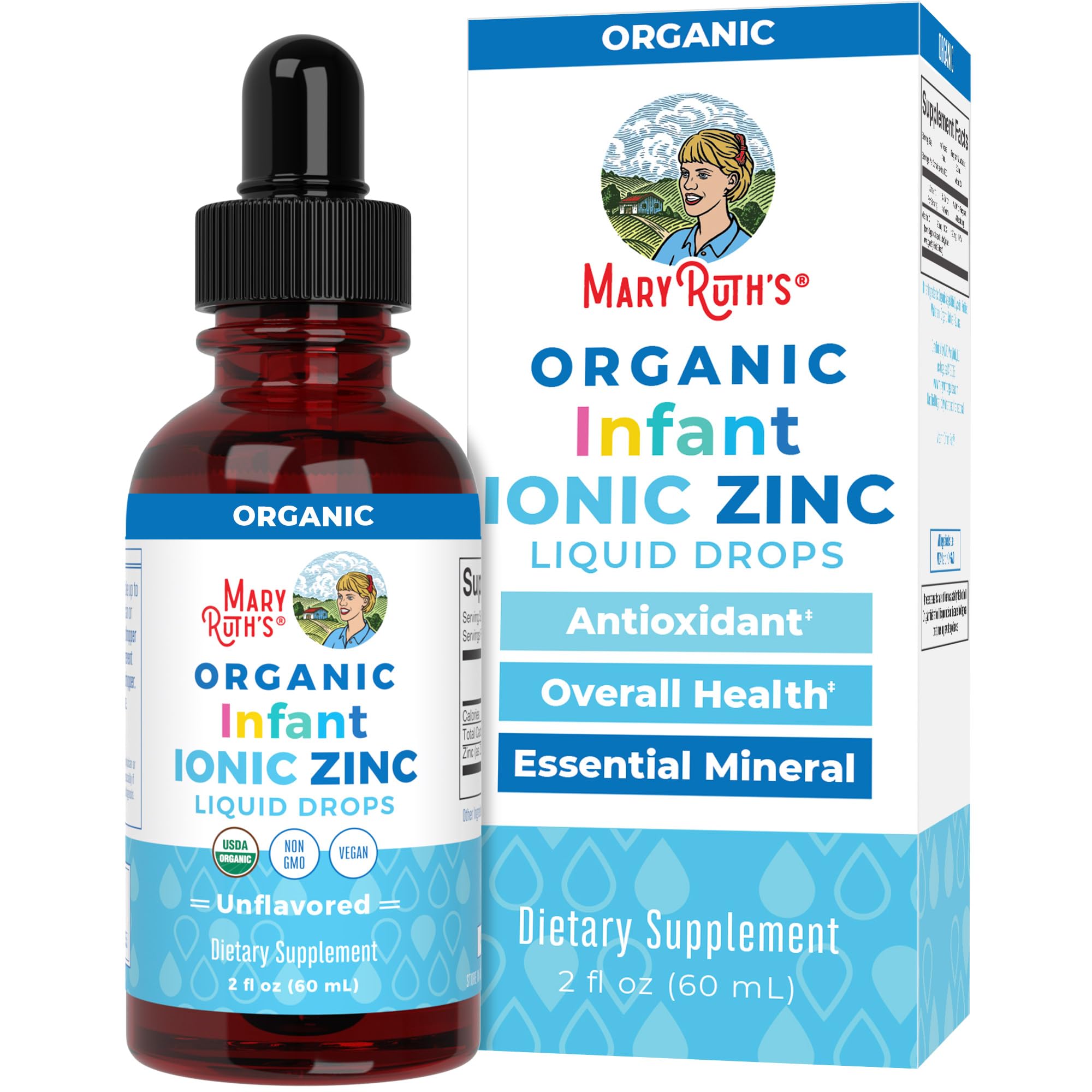 Foto 2 pulgar | Suplemento Maryruth Organics Líquido De Zinc Iónico Para Bebés, 60 Ml - Venta Internacional.