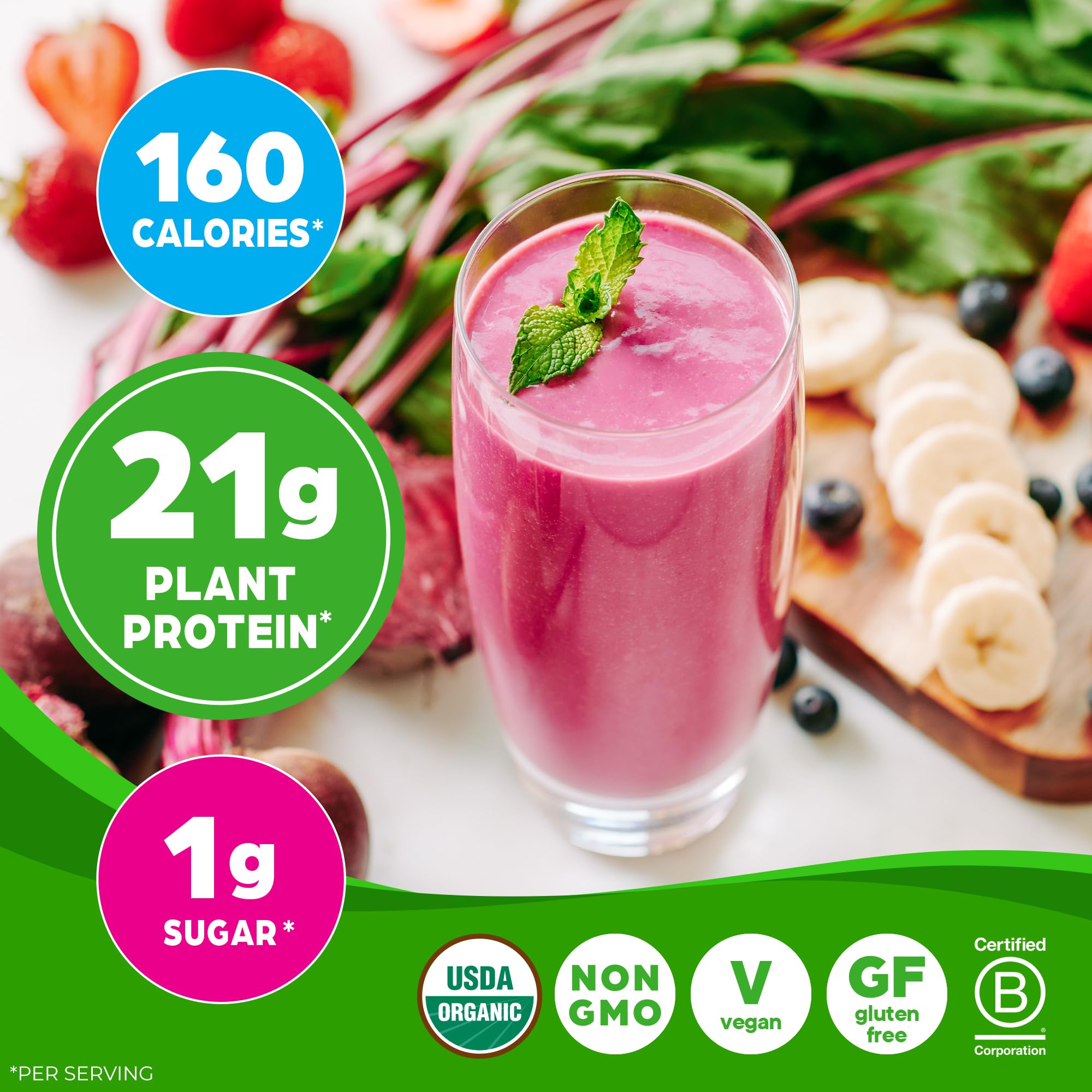 Foto 5 pulgar | Proteína En Polvo Orgain Orgain Organic Vegan Vainilla 920g - Venta Internacional.