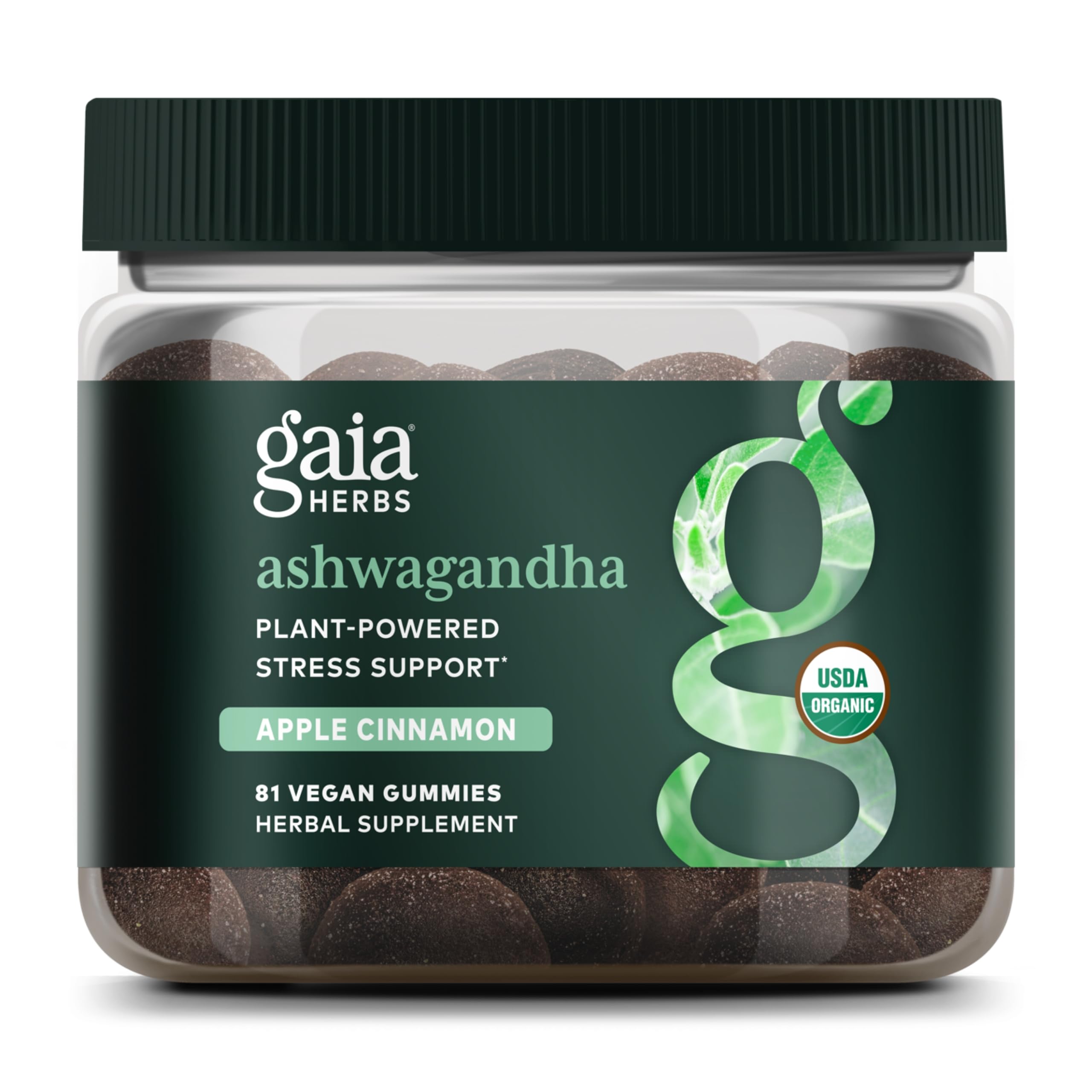 Foto 1 | Gummies Gaia Herbs Organic Ashwagandha Para Aliviar El Estrés, 81 Unidades - Venta Internacional.