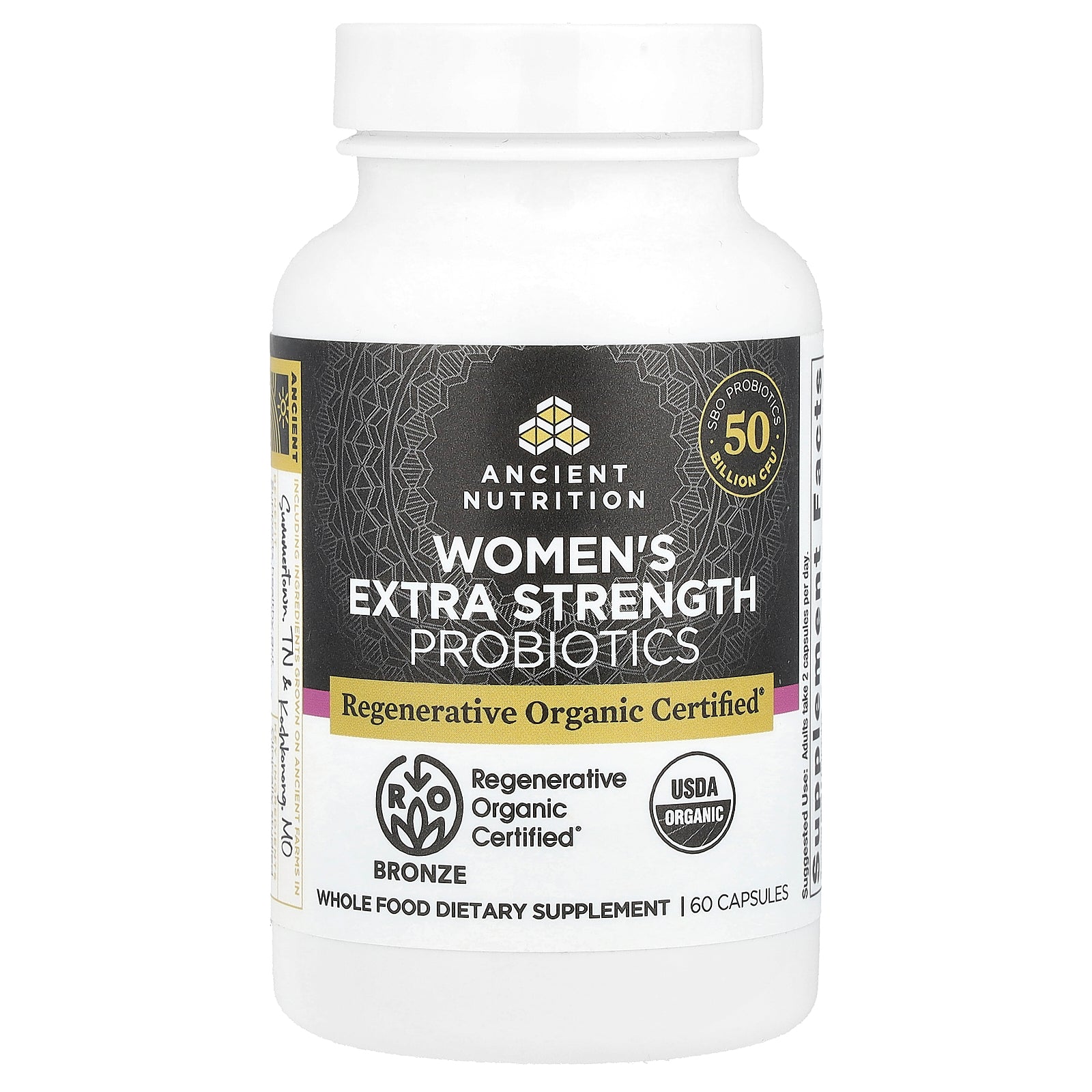 Foto 3 | Suplemento De Probióticos Extra Fuertes Para Mujeres De Ancient Nutrition, 60 Cápsulas - Venta Internacional.