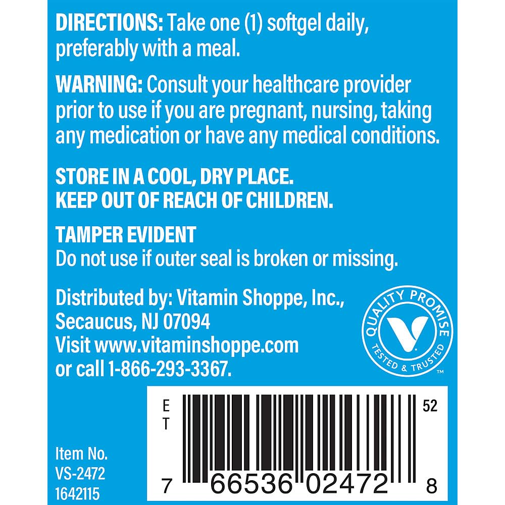 Foto 5 pulgar | Suplemento De Vitamina D3 De The Vitamin Shoppe, 400 Ui, 200 Cápsulas Blandas - Venta Internacional.