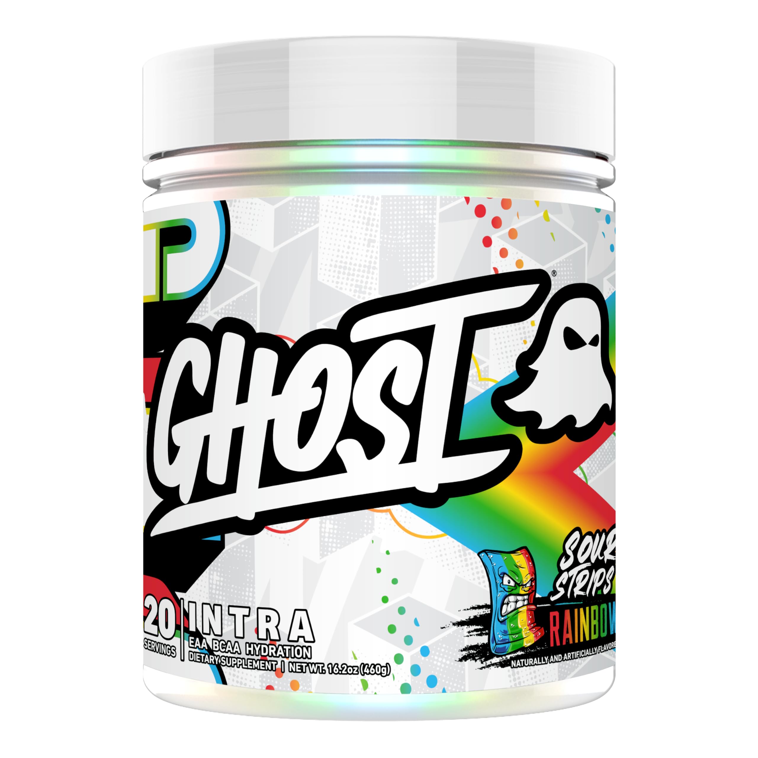Foto 2 pulgar | Polvo Intra Workout Ghost Sour Strips Rainbow 560 G - Venta Internacional.