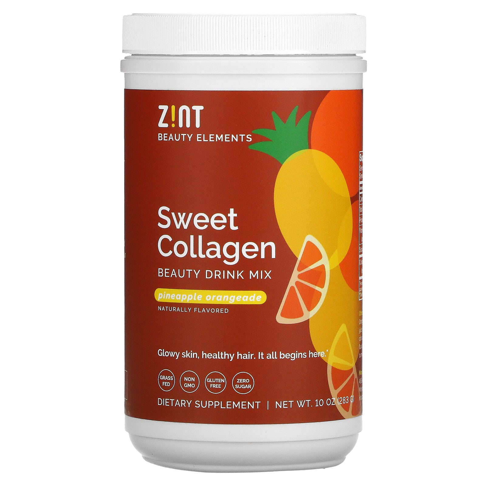 Foto 2 pulgar | Suplemento De Colágeno Zint Sweet Pineapple Orangeade 283 G - Venta Internacional.