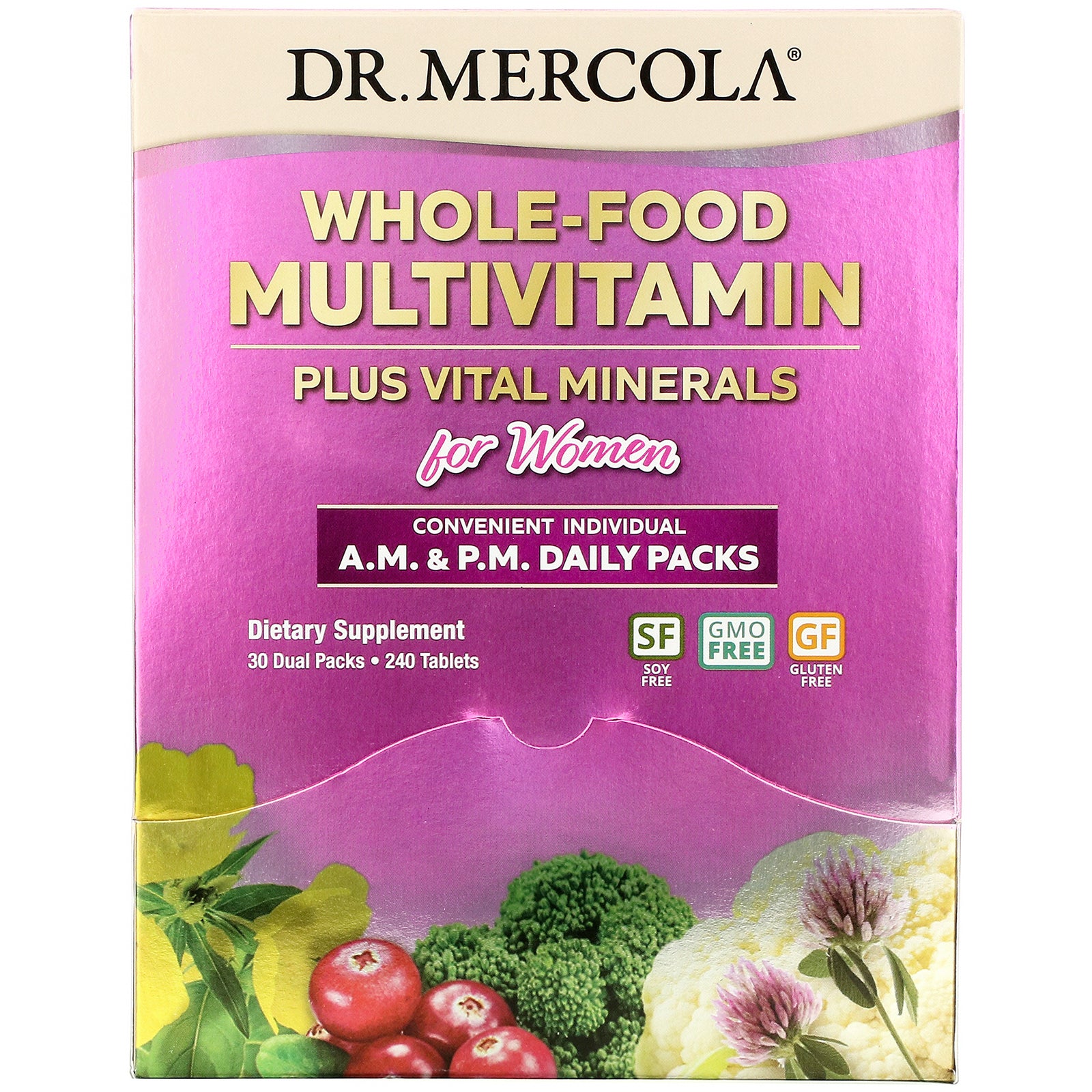 Foto 1 | Suplemento Dr. Mercola Multivitamínico Integral Para Mujeres, 30 Paquetes - Venta Internacional.