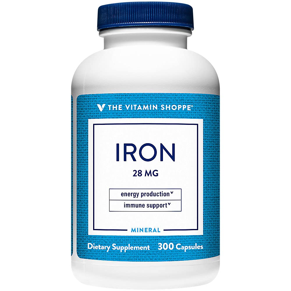 Foto 1 | Suplemento The Vitamin Shoppe Iron 28 Mg 300 Cápsulas - Venta Internacional.