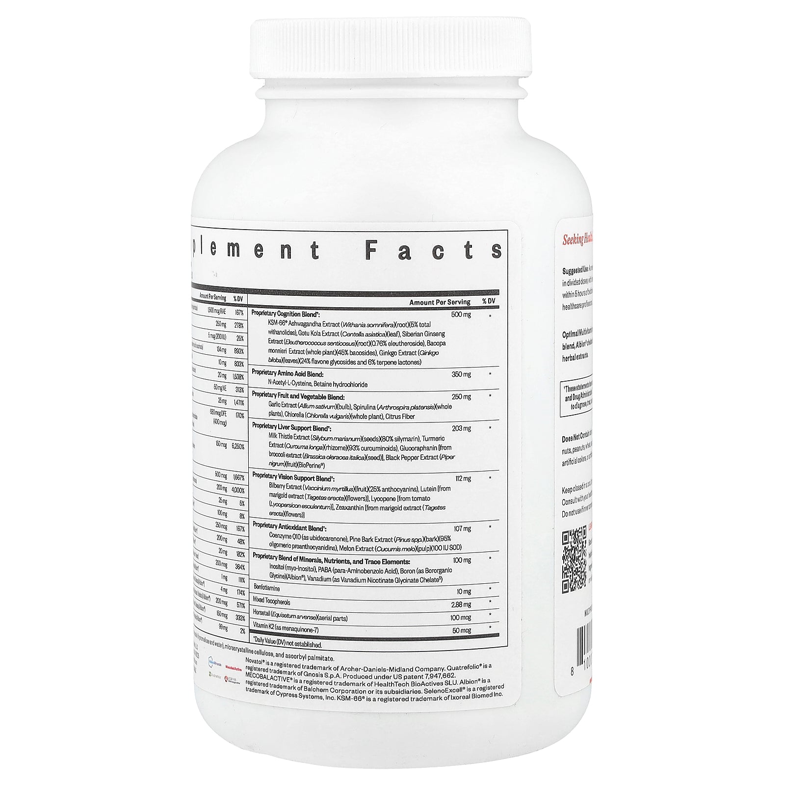Foto 4 pulgar | Multivitamínico Supplement Seeking Health Optimal 240 Cápsulas - Venta Internacional.
