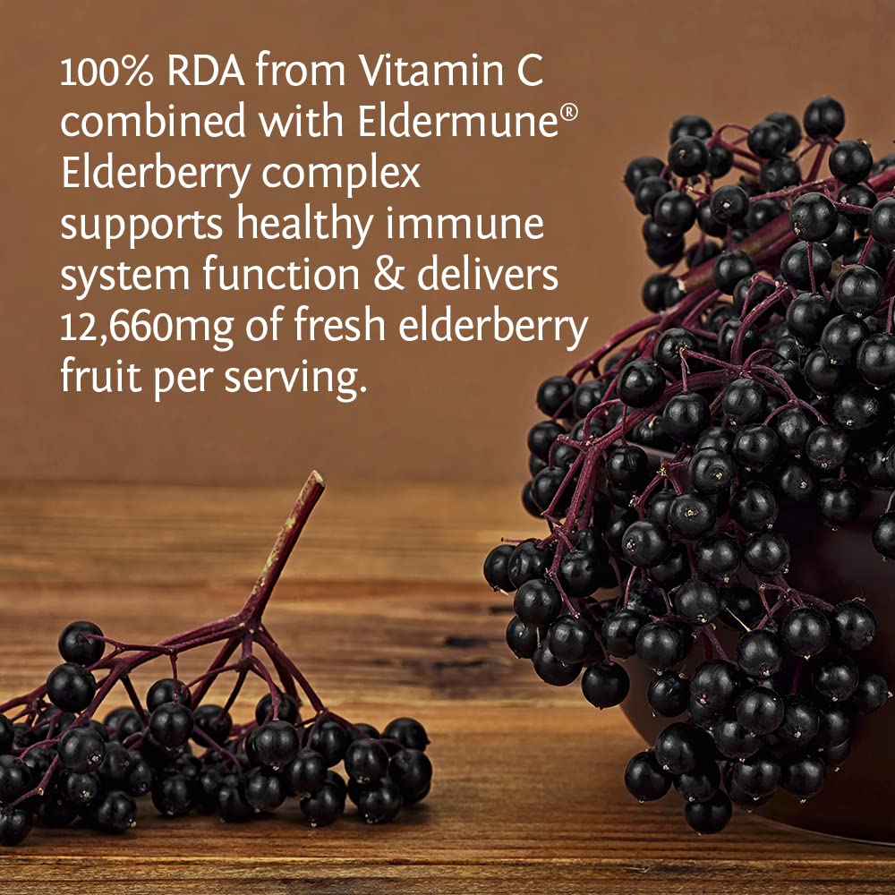 Foto 5 pulgar | Suplemento Sunwarrior Elderberry + Vitamina C 30 Cápsulas - Venta Internacional.
