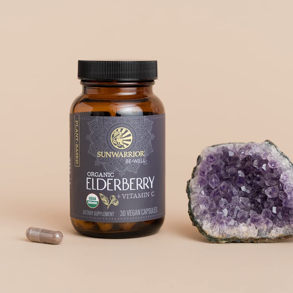 Foto 5 | Suplemento Sunwarrior Elderberry + Vitamina C 30 Cápsulas - Venta Internacional.