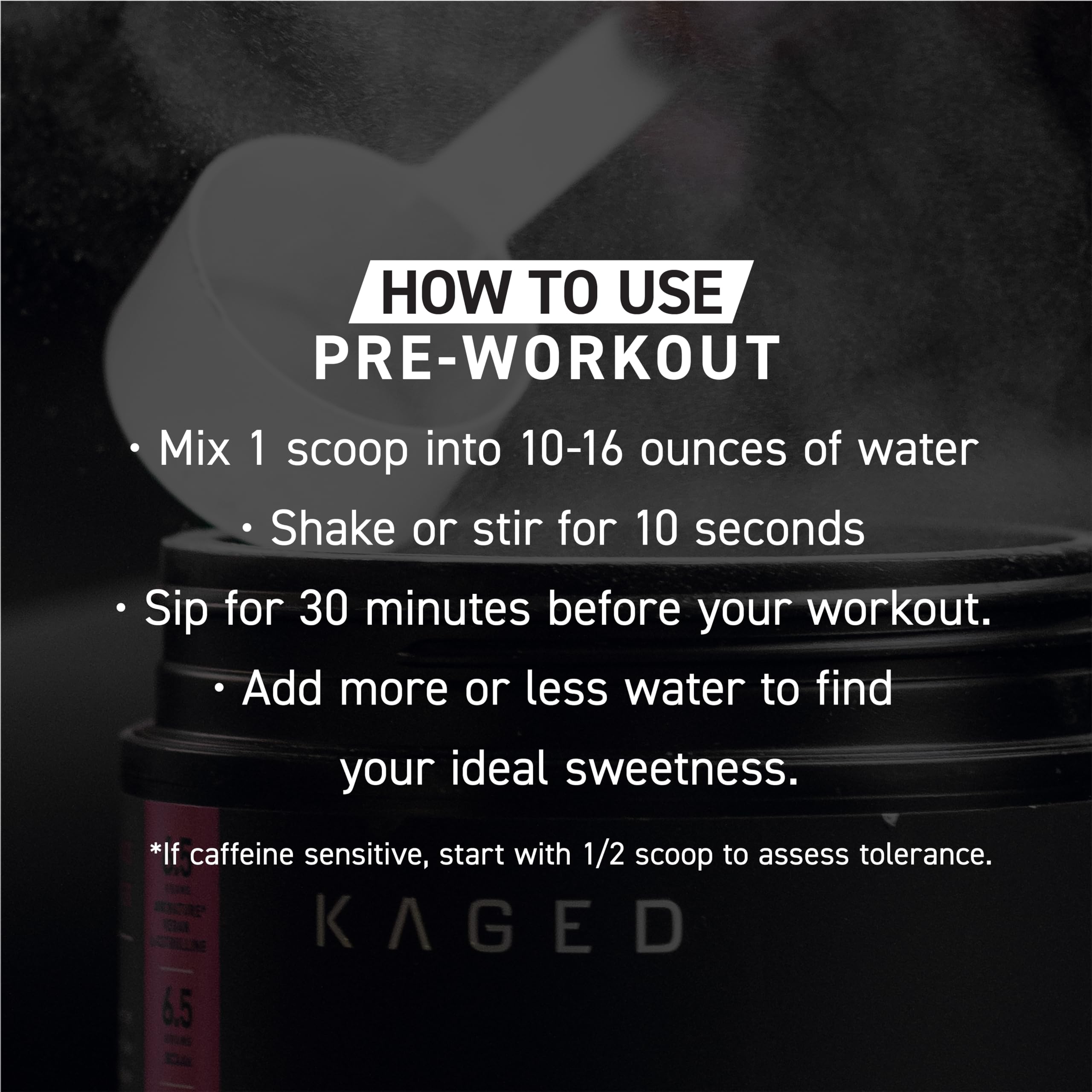 Foto 8 pulgar | Pre Workout Powder Kaged Original Pre-kaged Krisp Apple - Venta Internacional.