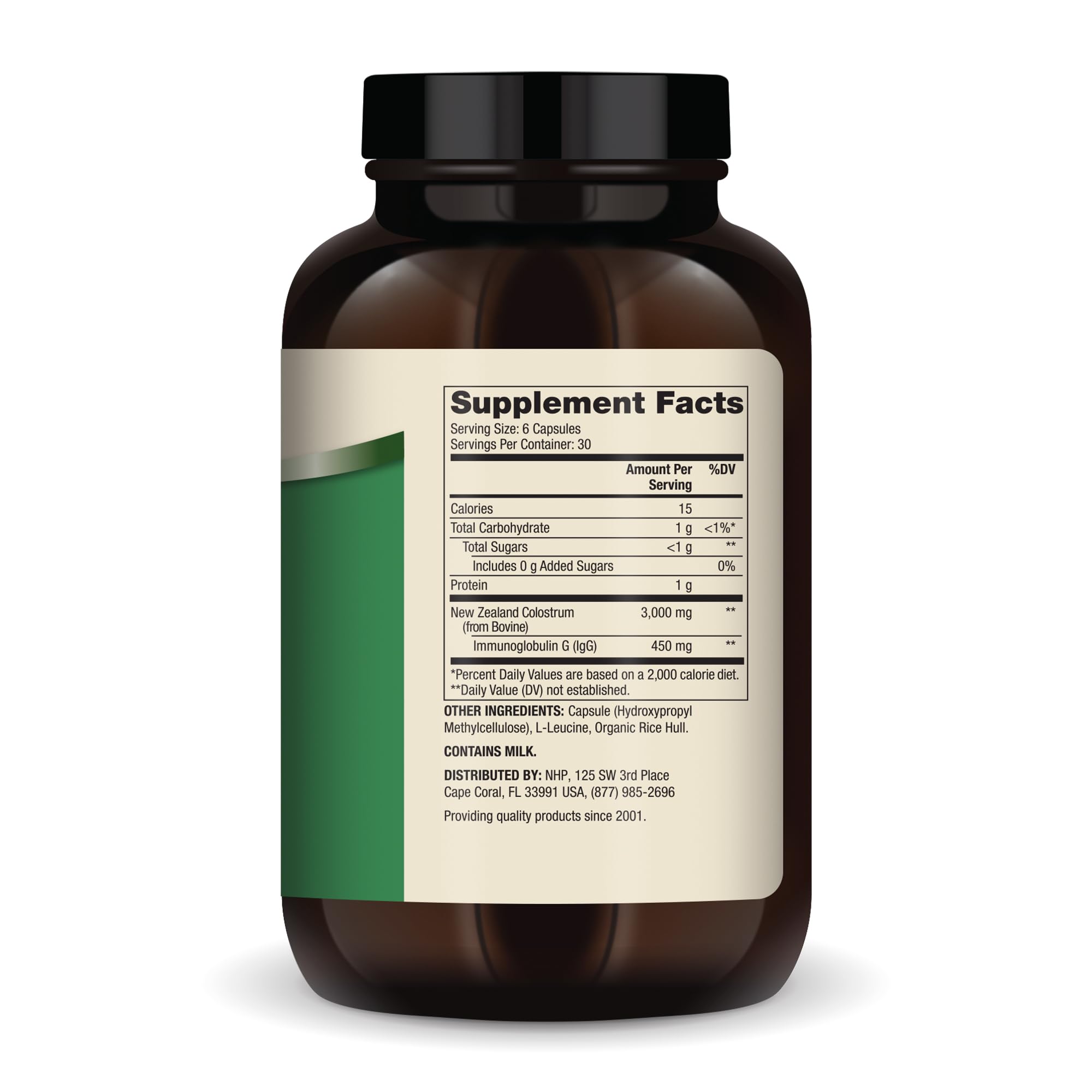 Foto 3 pulgar | Suplemento Dr. Mercola New Zealand Calostrum 3000 Mg 180 Cápsulas - Venta Internacional.