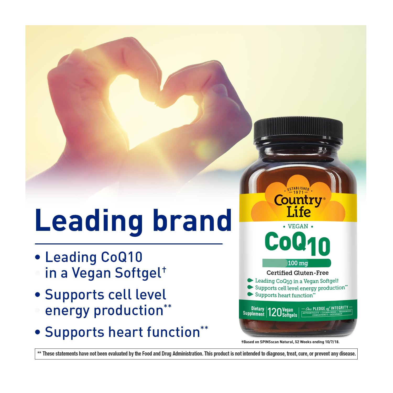 Foto 3 pulgar | Suplemento Country Life Simply Coq10 100 Mg 120 Cápsulas - Venta Internacional