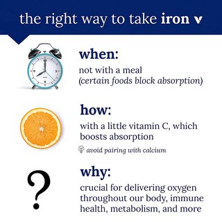 Foto 5 | Suplemento The Vitamin Shoppe Comfort Iron 25 Mg 90 Cápsulas - Venta Internacional.