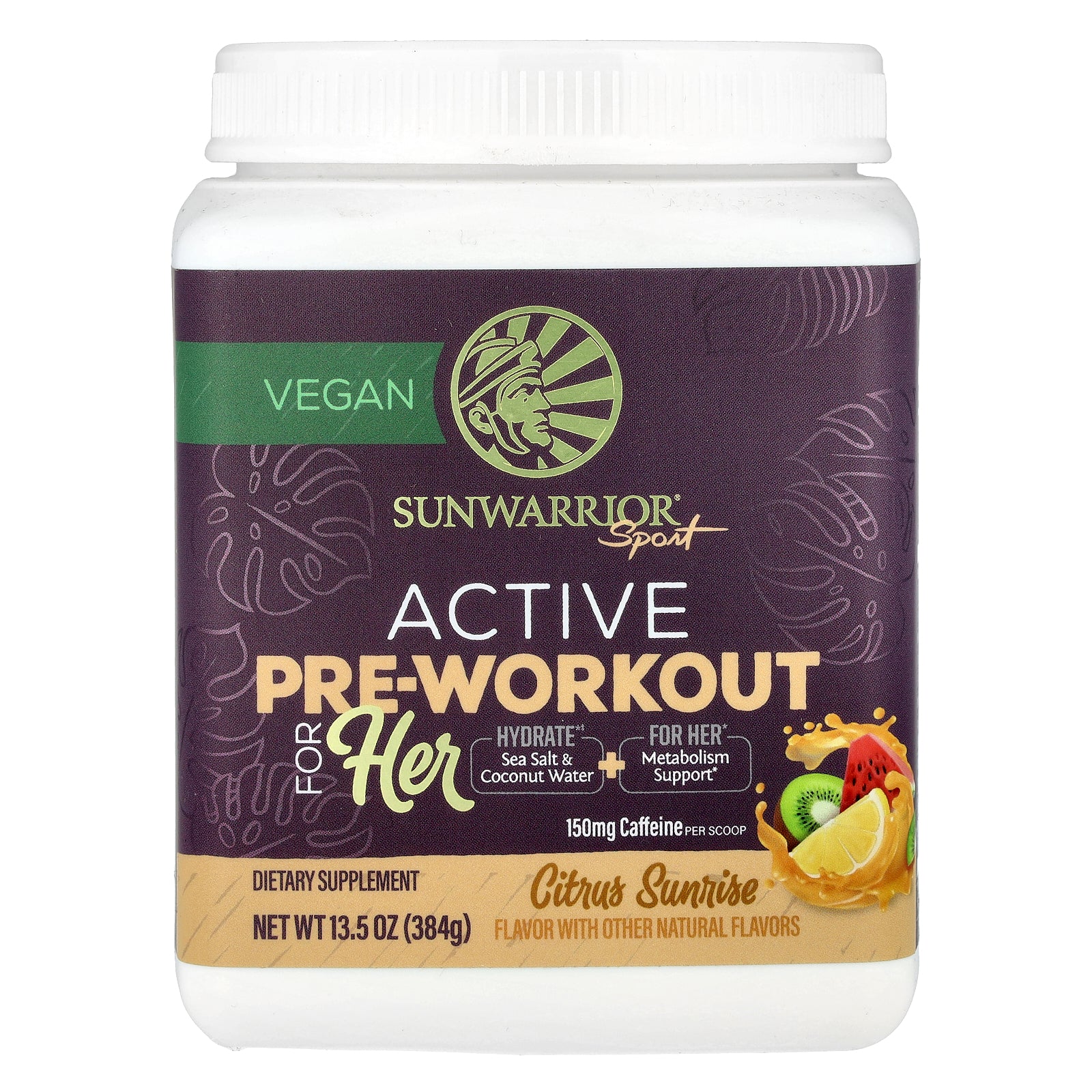Foto 1 | Suplemento Sunwarrior Sport Active Antes Del Entrenamiento Para Ella 384 G - Venta Internacional.