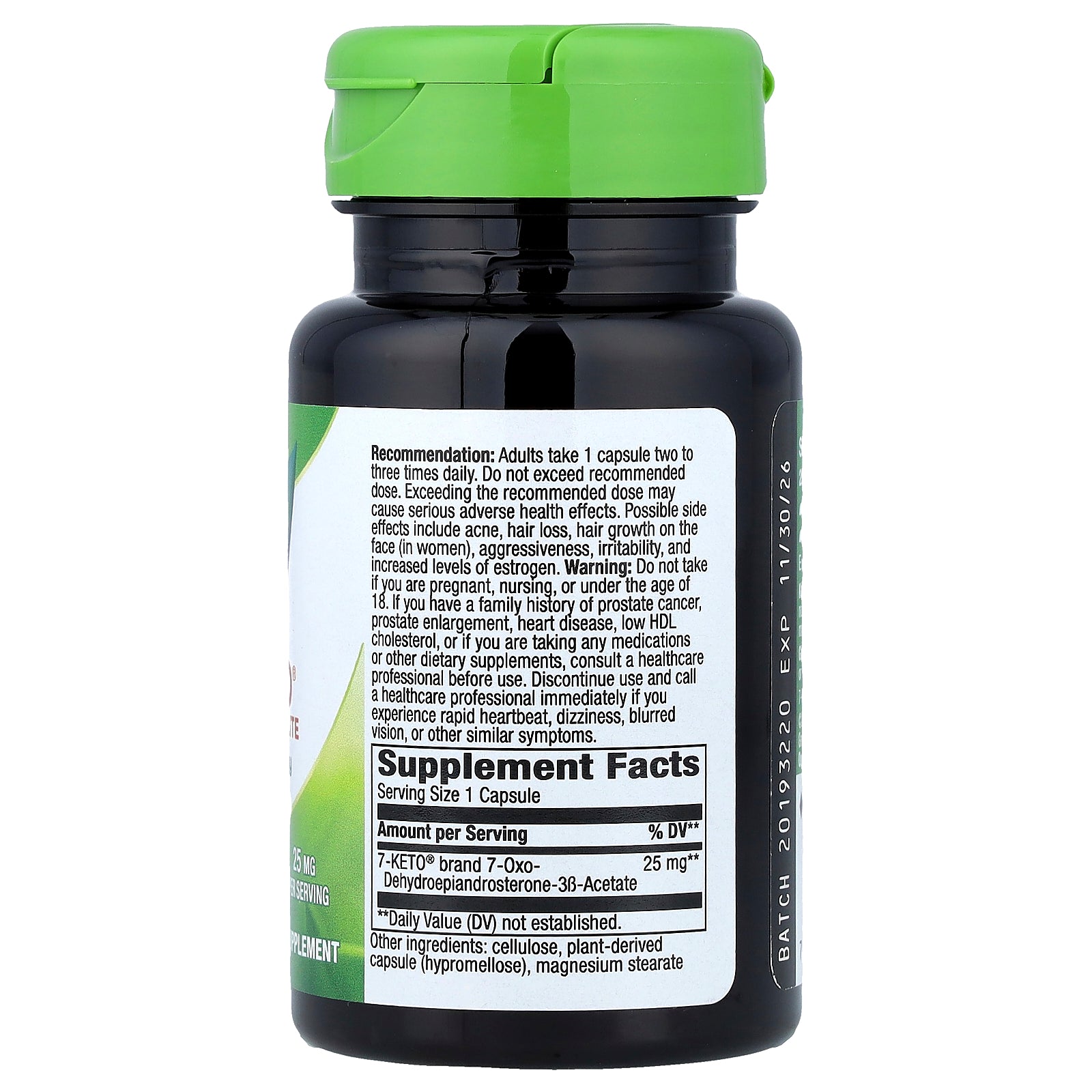 Foto 3 pulgar | Suplemento Del Metabolito Dhea 7-keto  De Nature's Way, 25 Mg, 60 Cápsulas - Venta Internacional.