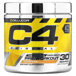 Foto 1 | Cellucor C4 Original Explosive Orange Burst Para Antes Del Entrenamiento, 195 G - Venta Internacional.