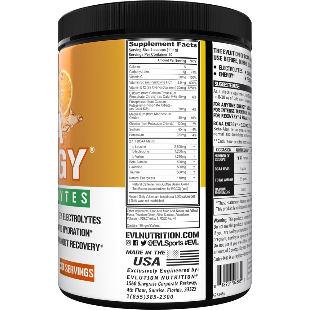 Foto 2 | Suplemento Evlution Bcaa Energy Orange Mango Powder 30 G - Venta Internacional.