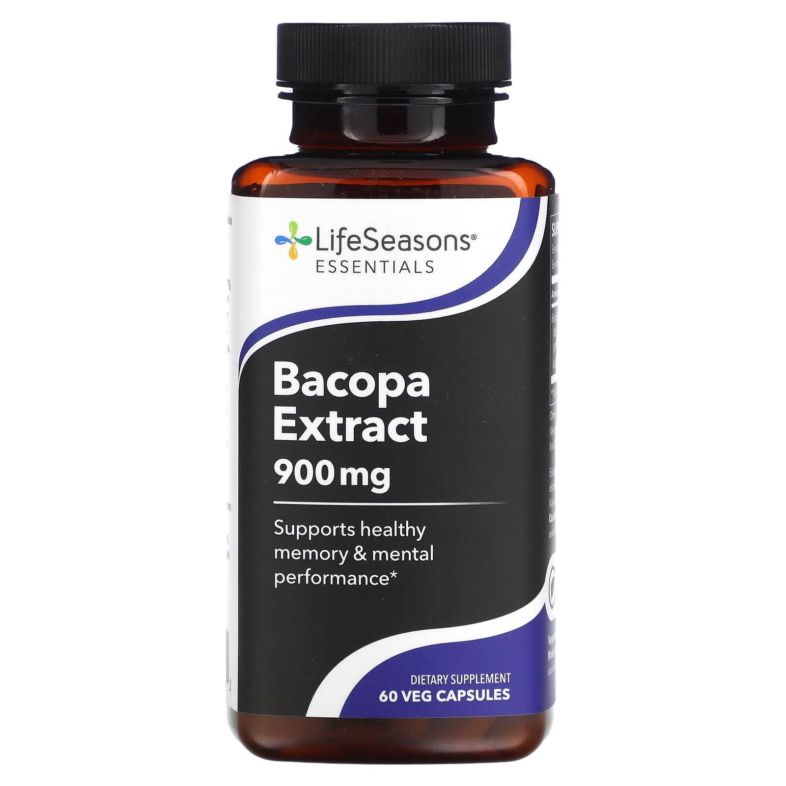 Foto 1 | Suplemento De Extracto De Bacopa Lifeseasons Essentials 900 Mg - Venta Internacional.