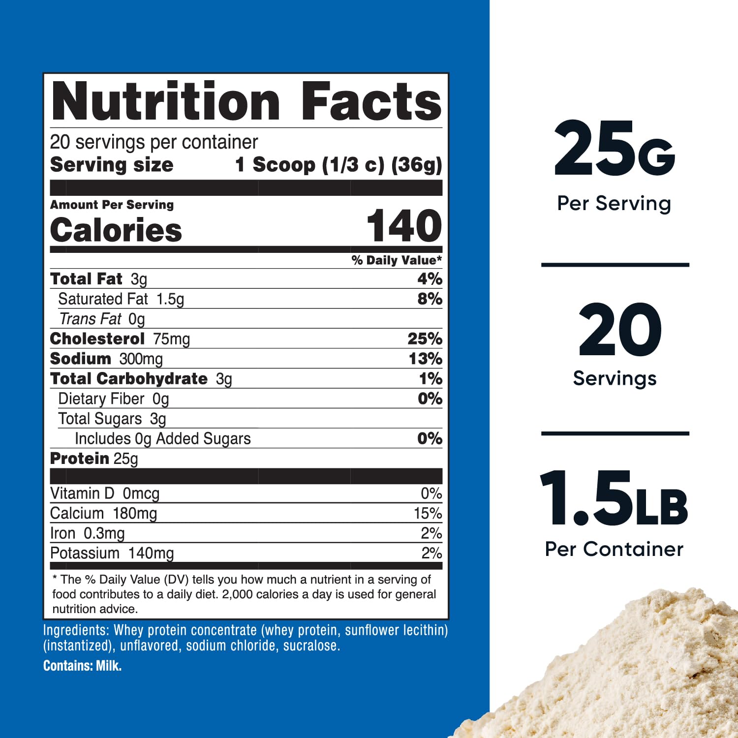 Foto 3 pulgar | Suplemento Proteico Nutricost Whey Protein Concentrate 680 G - Venta Internacional.