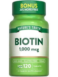 Foto 1 | Suplemento De Biotina Nature's Truth, 1000 Mcg, 120 Tabletas - Venta Internacional.