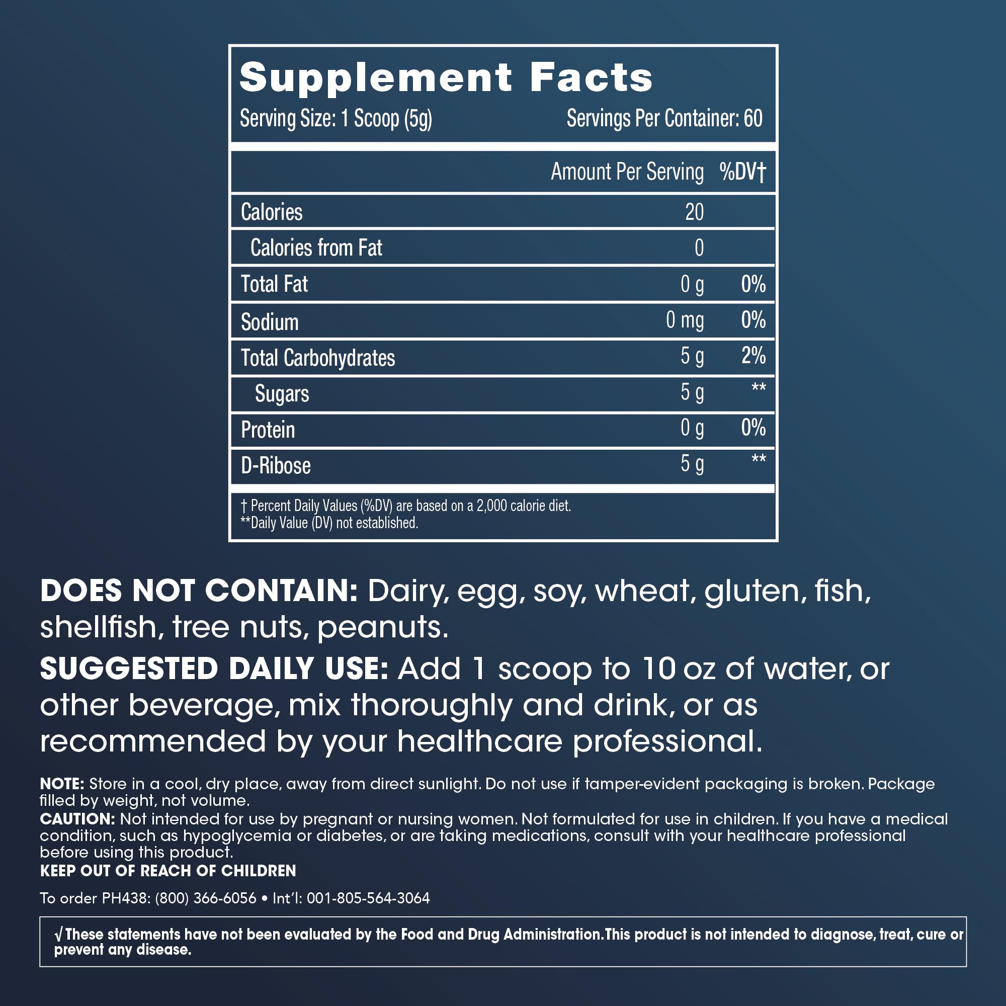 Foto 2 | El Suplemento Prohealth D-ribose 300 G Ayuda A Restaurar La Energía - Venta Internacional.