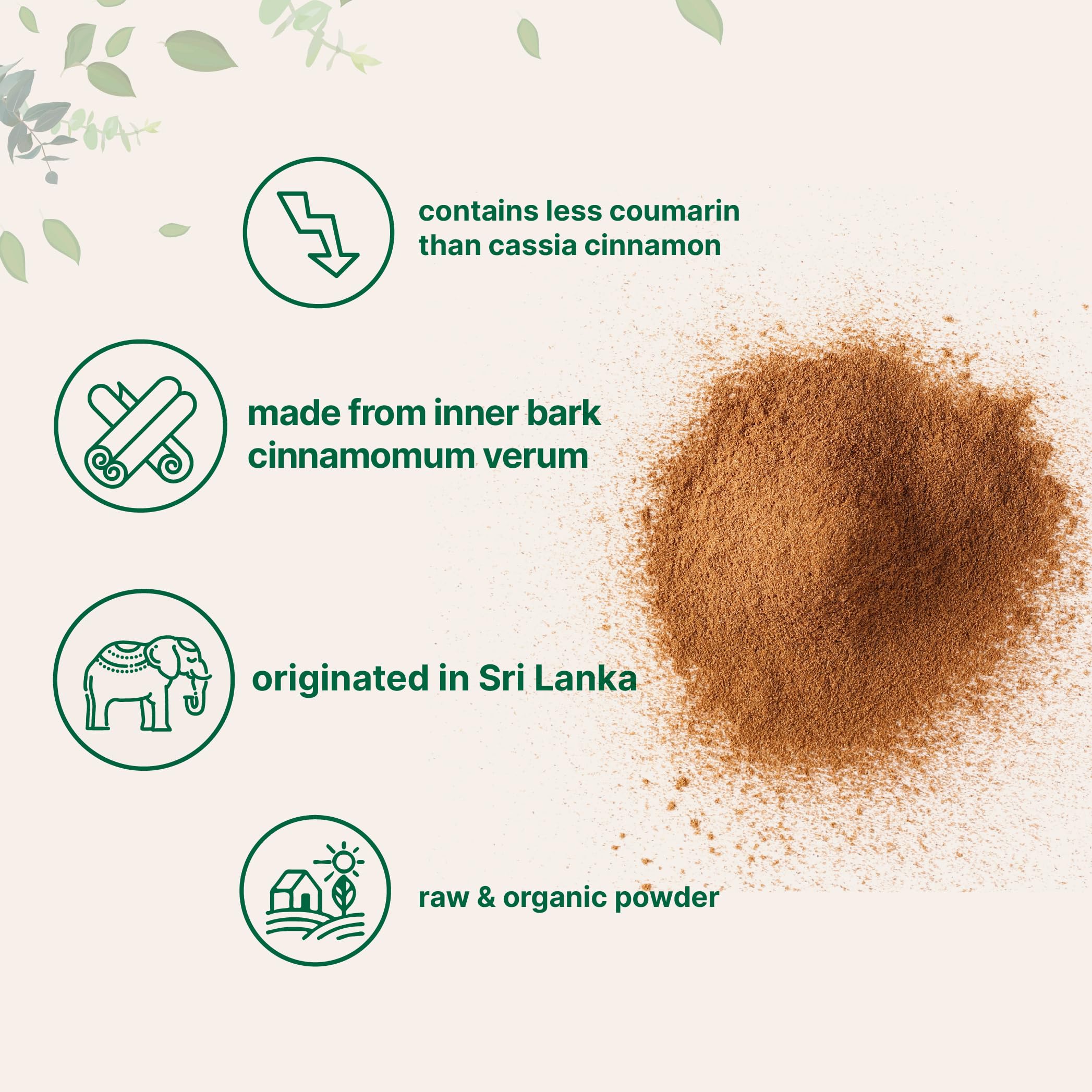 Foto 4 pulgar | Microingredientes De Canela En Polvo Orgánicos 454 G - Venta Internacional.