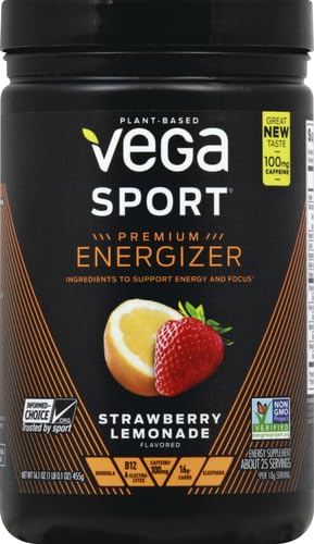 Foto 5 pulgar | Limonada De Fresa Vega Sport Energizer Pre-workout 500g - Venta Internacional.