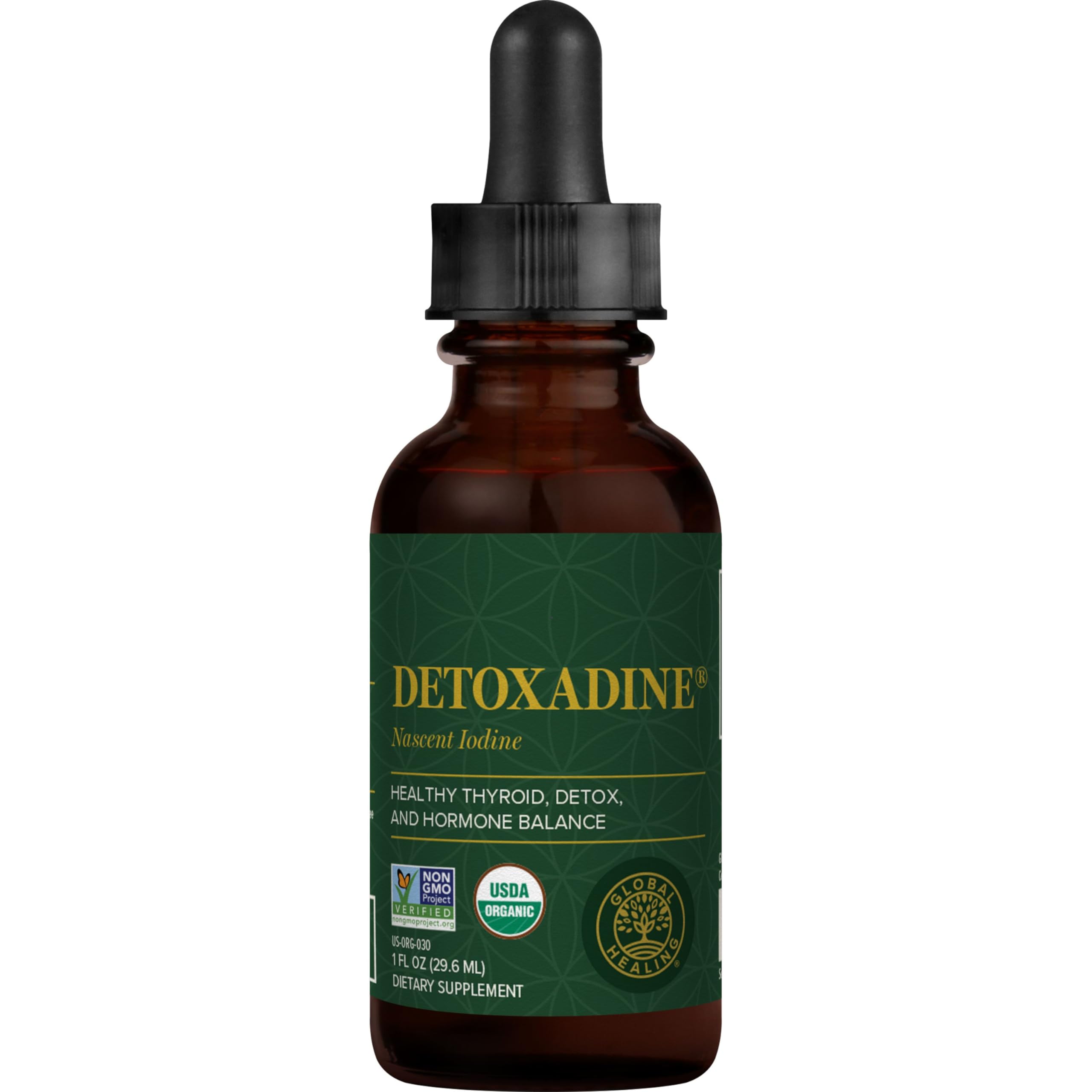 Foto 2 pulgar | Suplemento Detoxadina Yodada De Global Healing Center, 30 Ml - Venta Internacional.