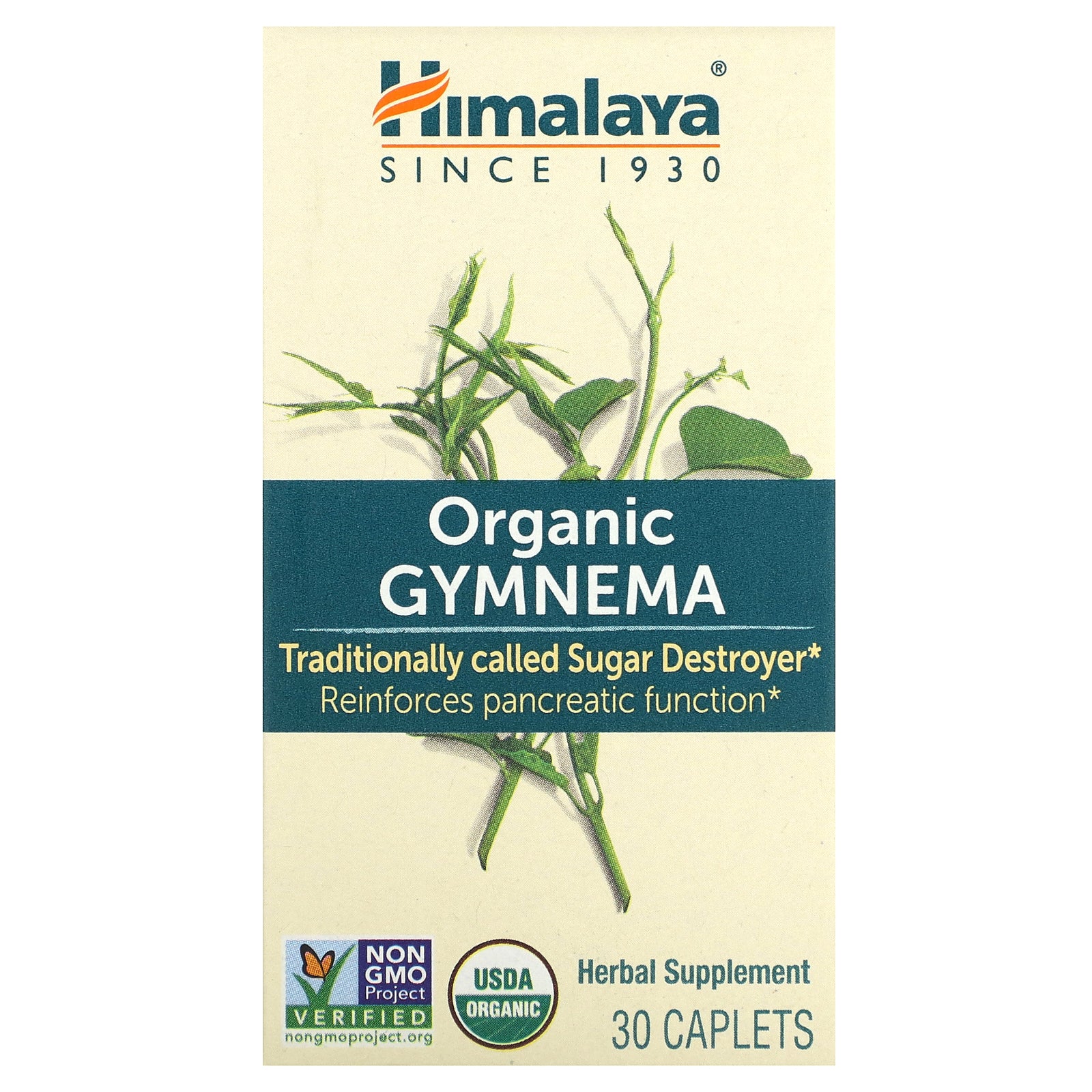 Foto 2 pulgar | Suplemento Himalaya Organic Gymnema 30 Cápsulas - Venta Internacional.