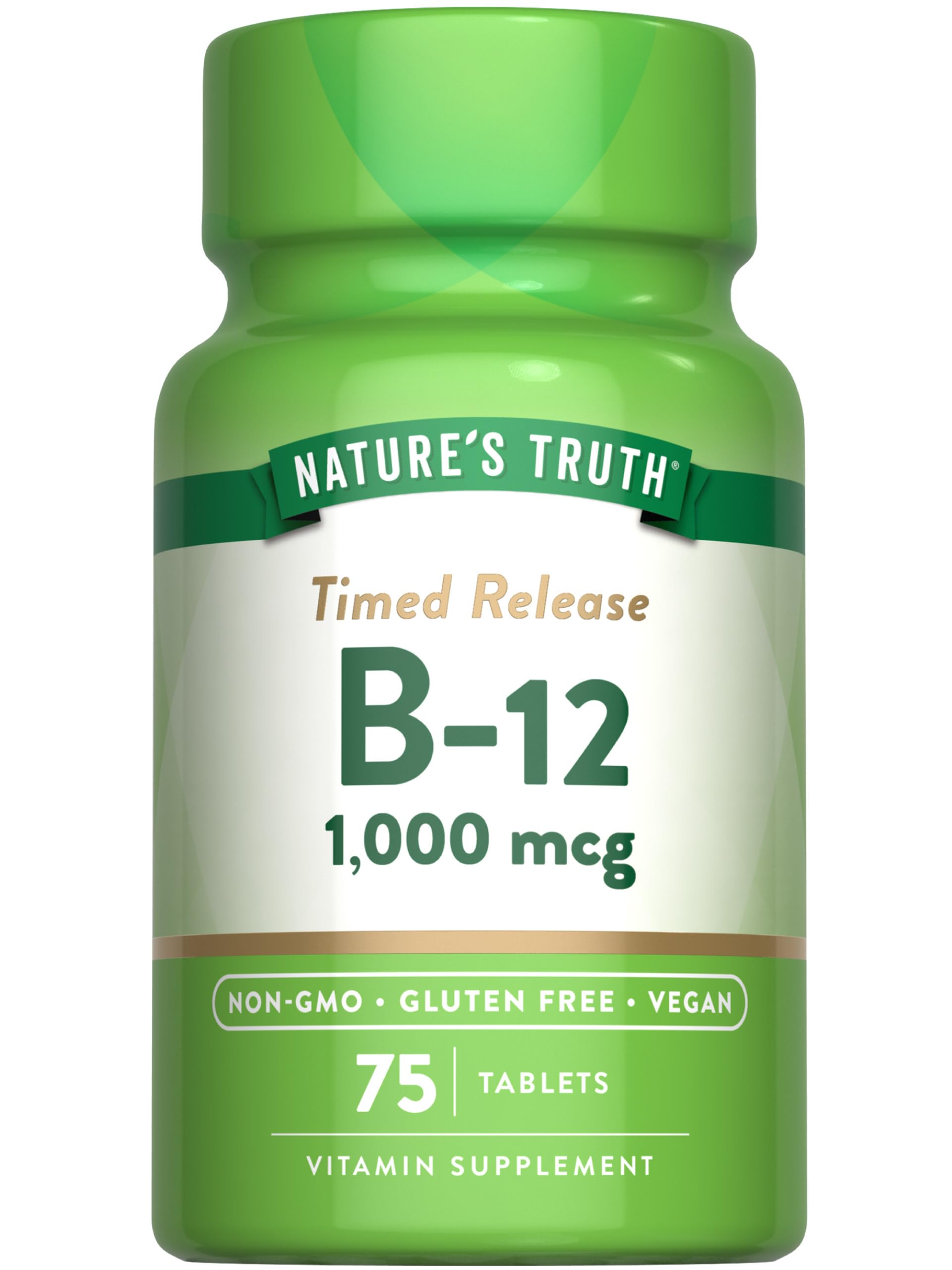 Foto 2 pulgar | Suplemento De Vitamina B12 De Nature's Truth, 1000 Mcg, 75 Tabletas - Venta Internacional.