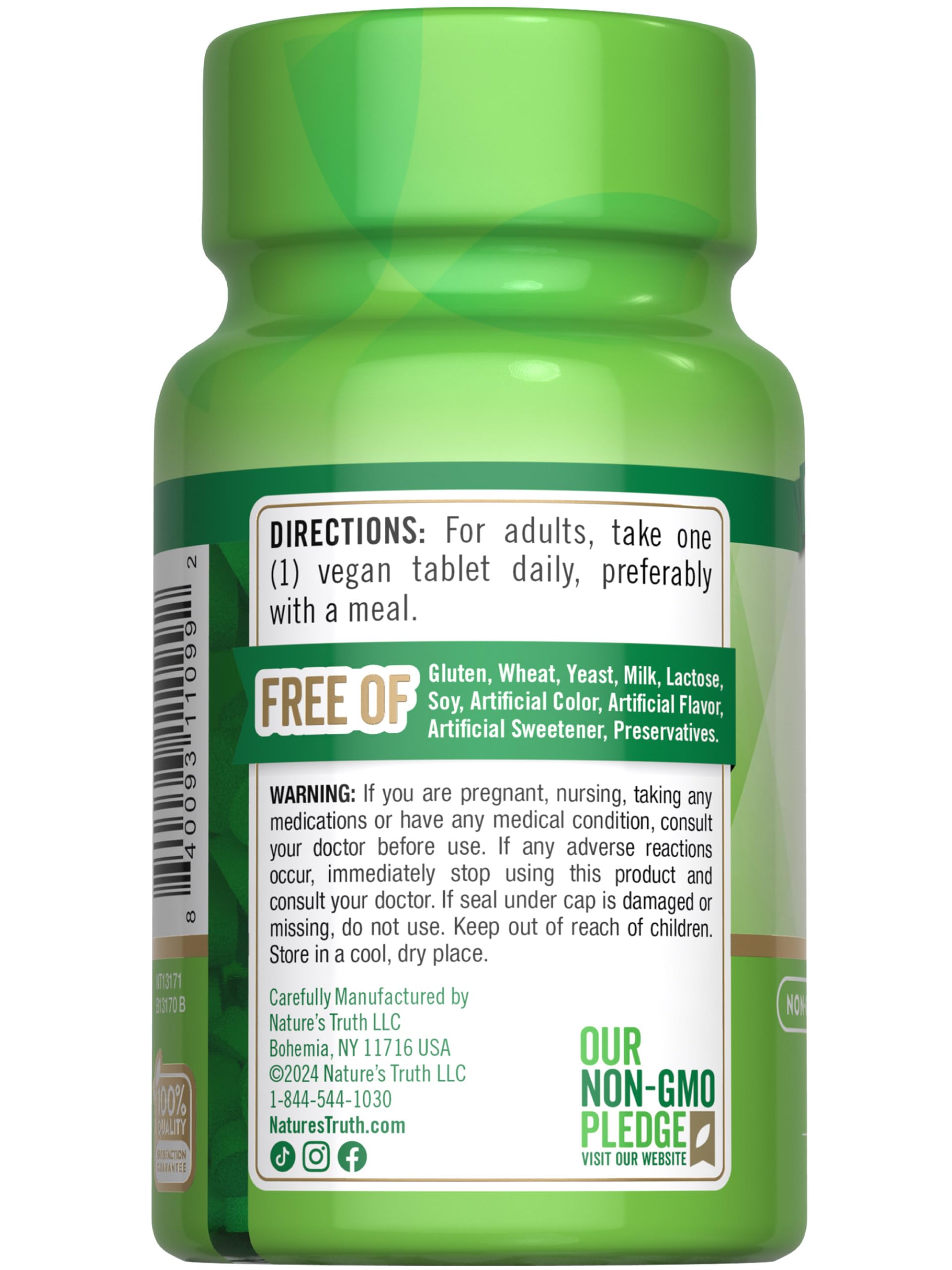 Foto 8 pulgar | Suplemento De Vitamina B12 De Nature's Truth, 1000 Mcg, 75 Tabletas - Venta Internacional.